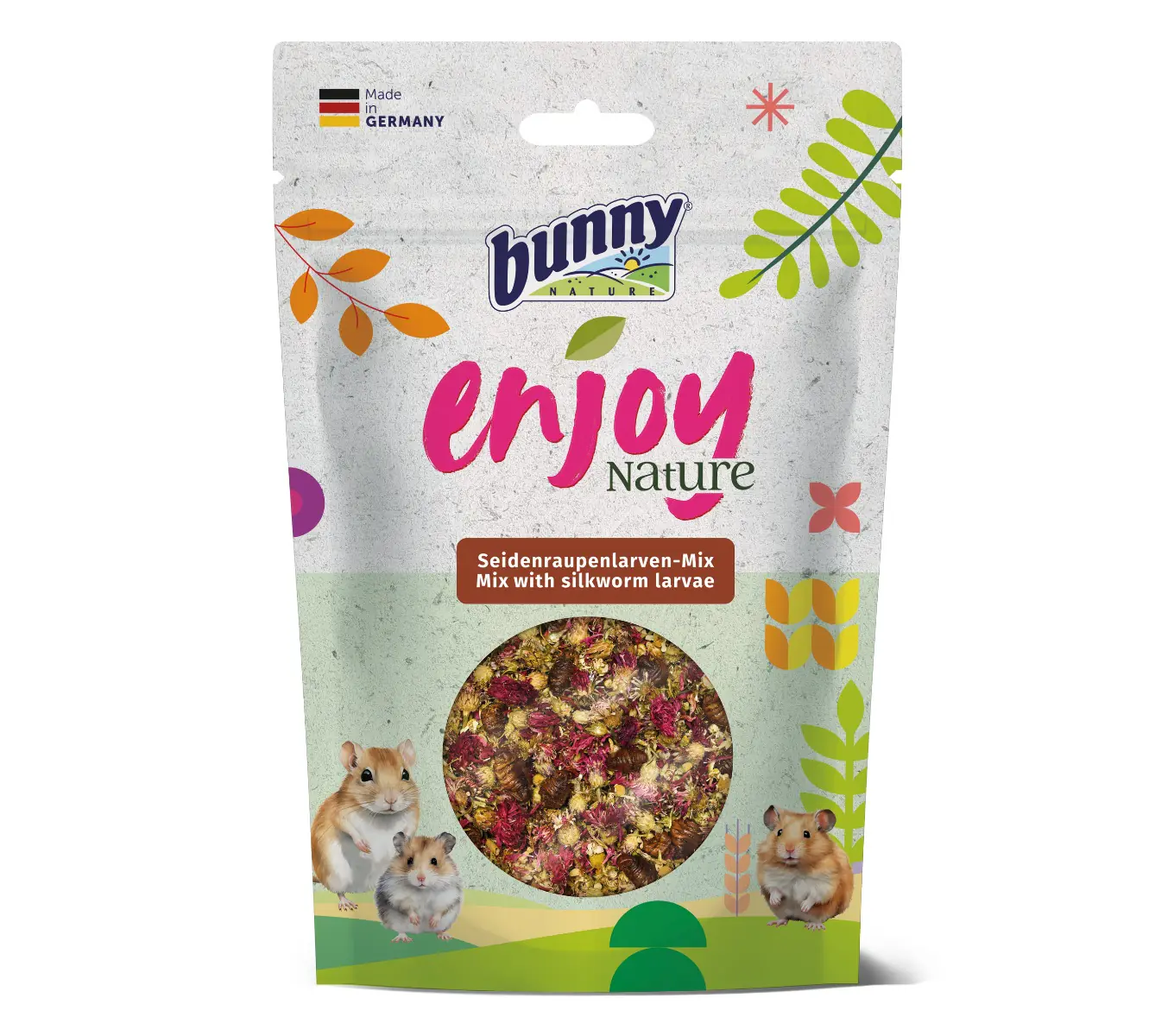 Bunny Nature Nagersnack enjoy Nature Seidenraupenlarven-Mix 40 g