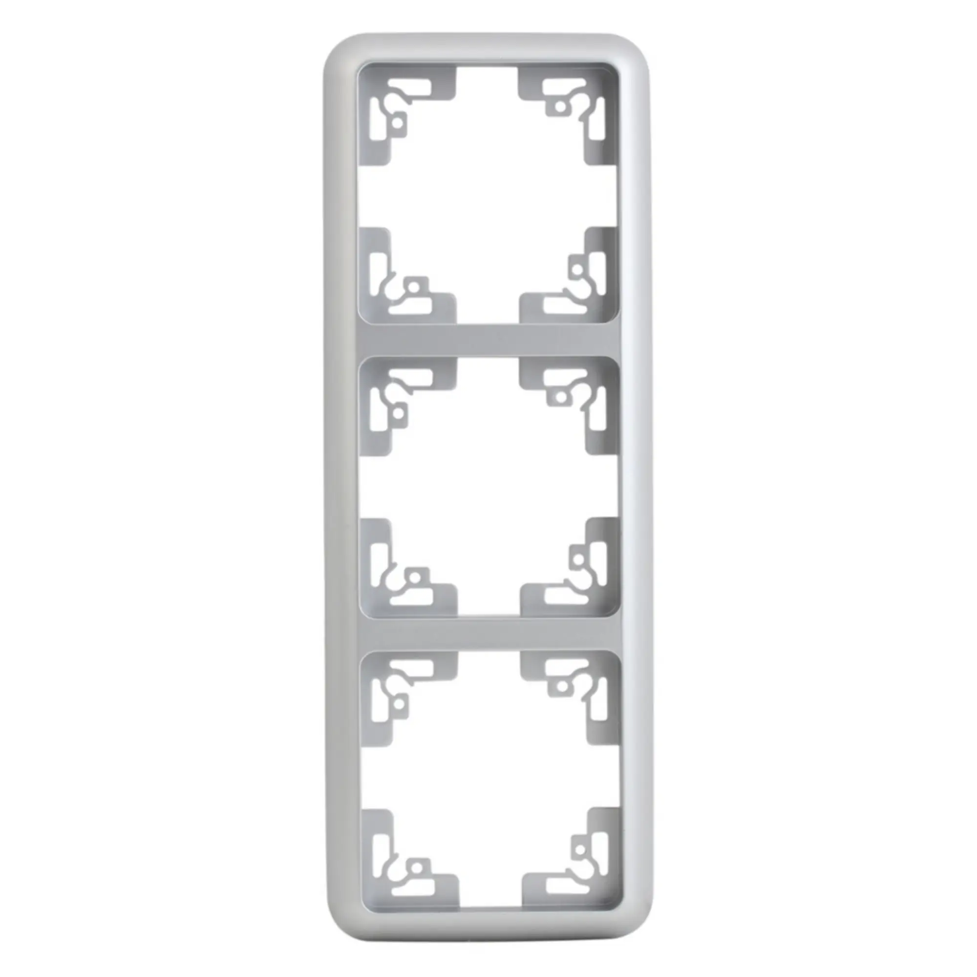 Unitec Abdeckrahmen Montreal 3-fach S503 silber