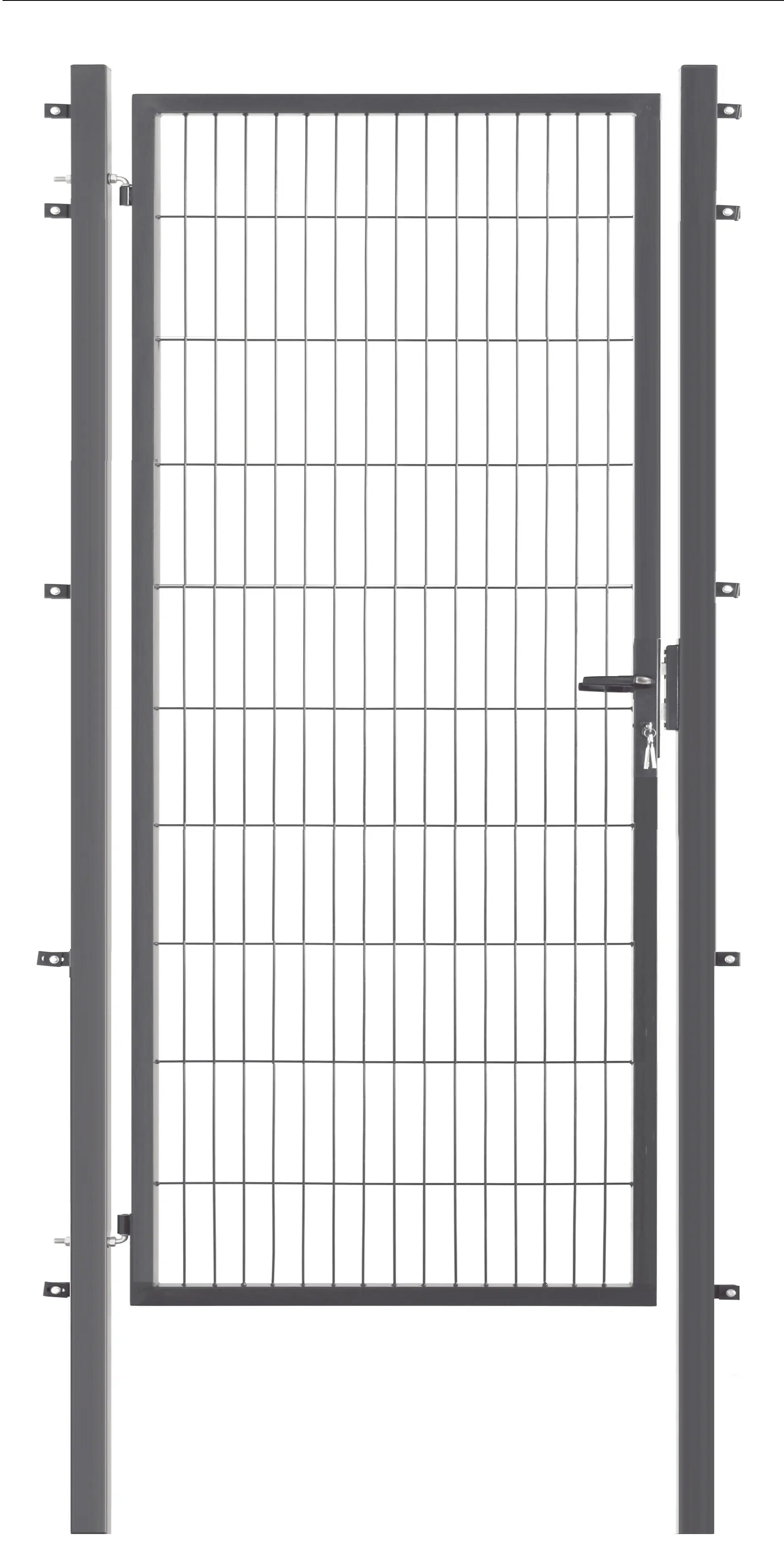 Floraworld Gartentor Comfort inkl. 2 Pfosten 100 x 200 cm anthrazit