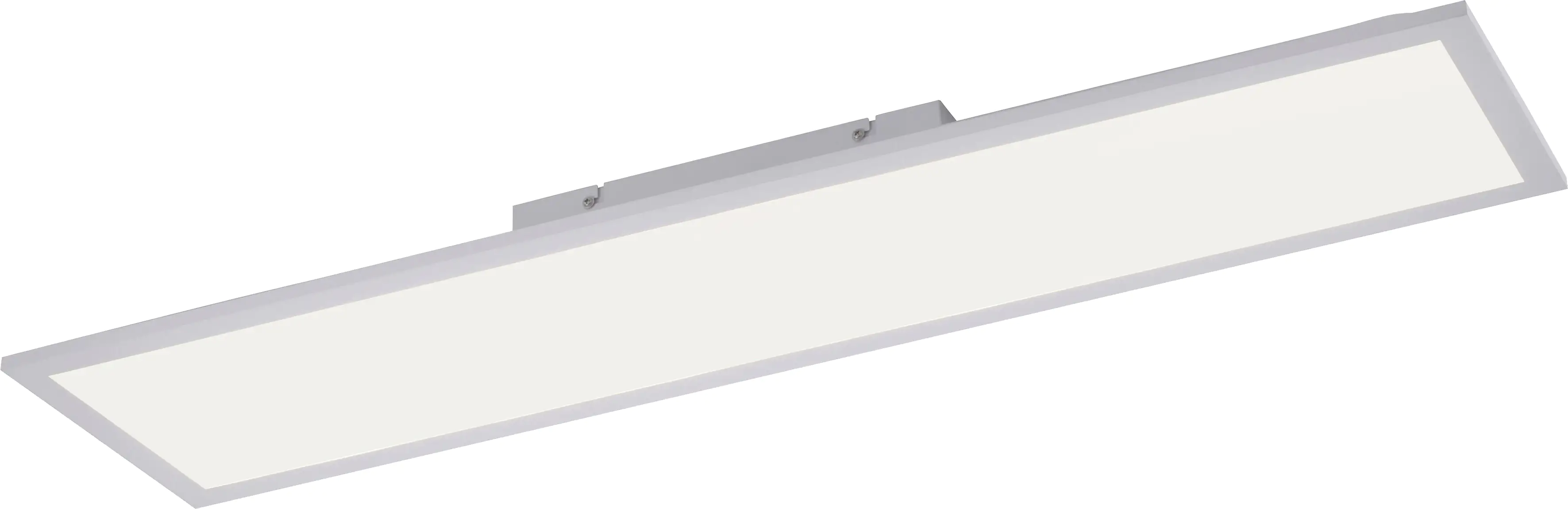 JustLight LED Deckenleuchte Flat weiß 100 x 25 cm mit Backlight 24 W