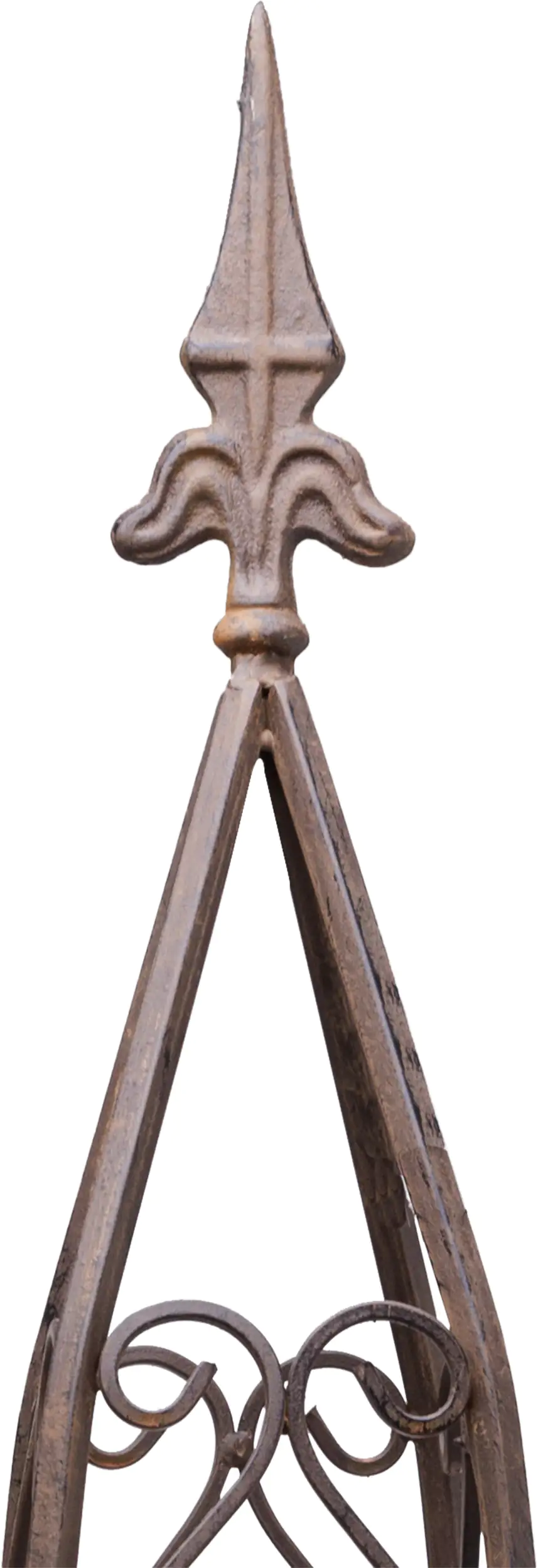 TrendLine Metallobelisk 121 cm braun antik