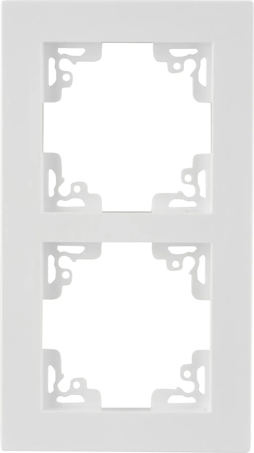 Unitec Abdeckrahmen 2-fach Melbourne S702 ultraweiß