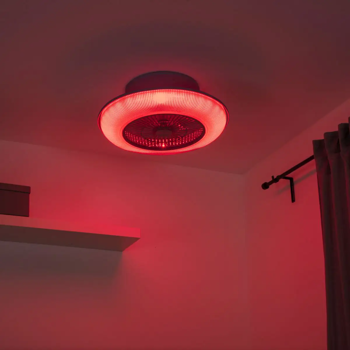 Leuchten Direkt LED Deckenleuchte Dion mit Ventilator Ø 57,5 cm RGB Leuchten Direkt LED Deckenleuchte Dion mit Ventilator Ø 57,5 cm RGB
