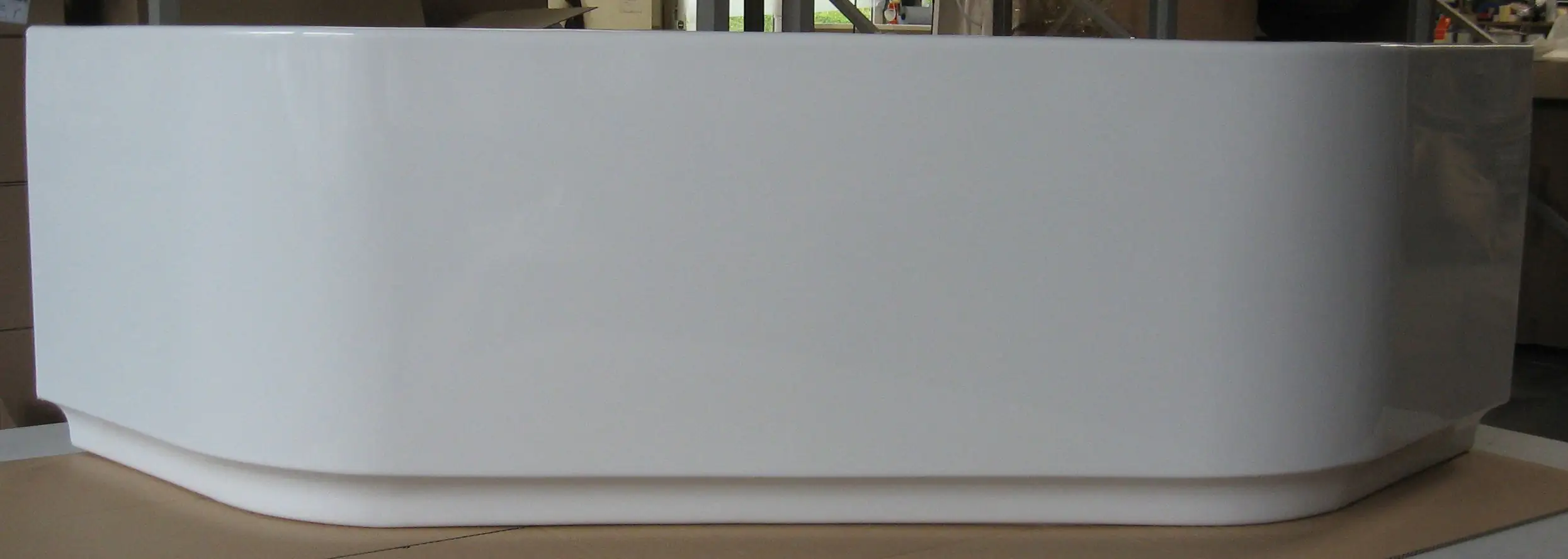 Ottofond Acrylschürze Ancona 216 x 60 cm, weiß