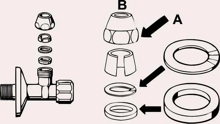 Cornat Quetschverschraubung 9,53 mm (3/8 ")