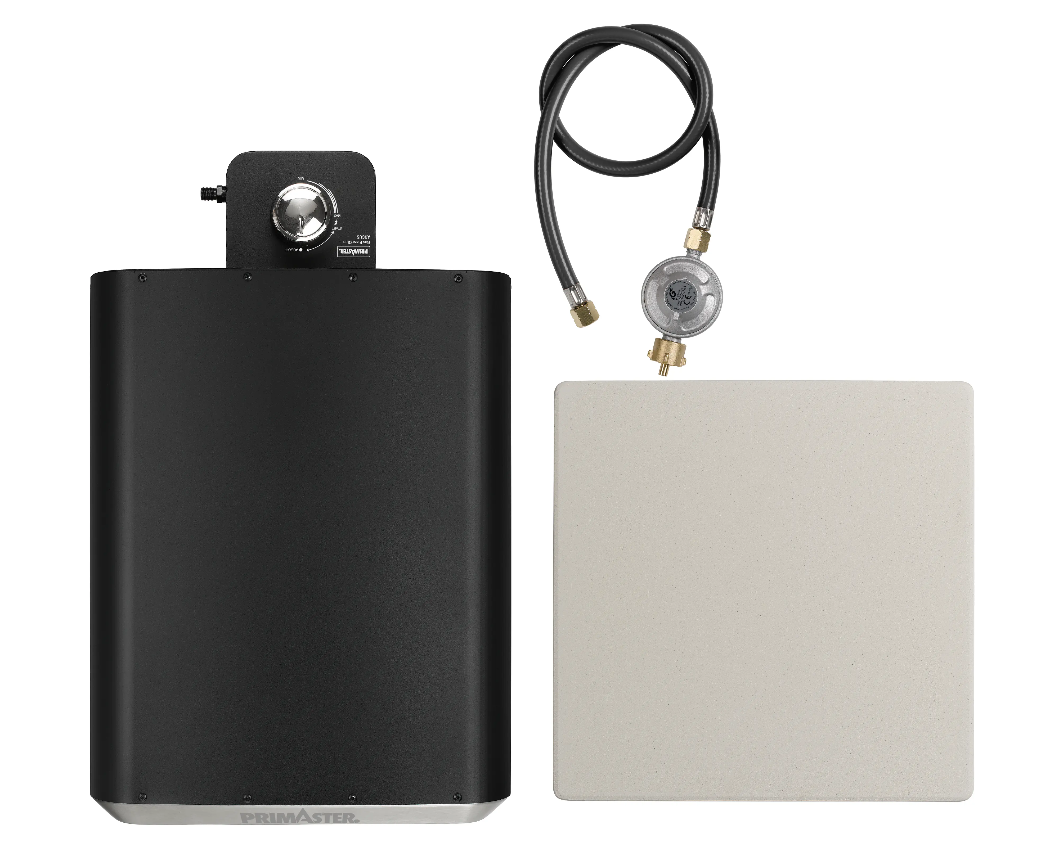 Primaster Gas-Pizzaofen Arcus 1 Brenner mit Pizzastein 62 x 39 cm