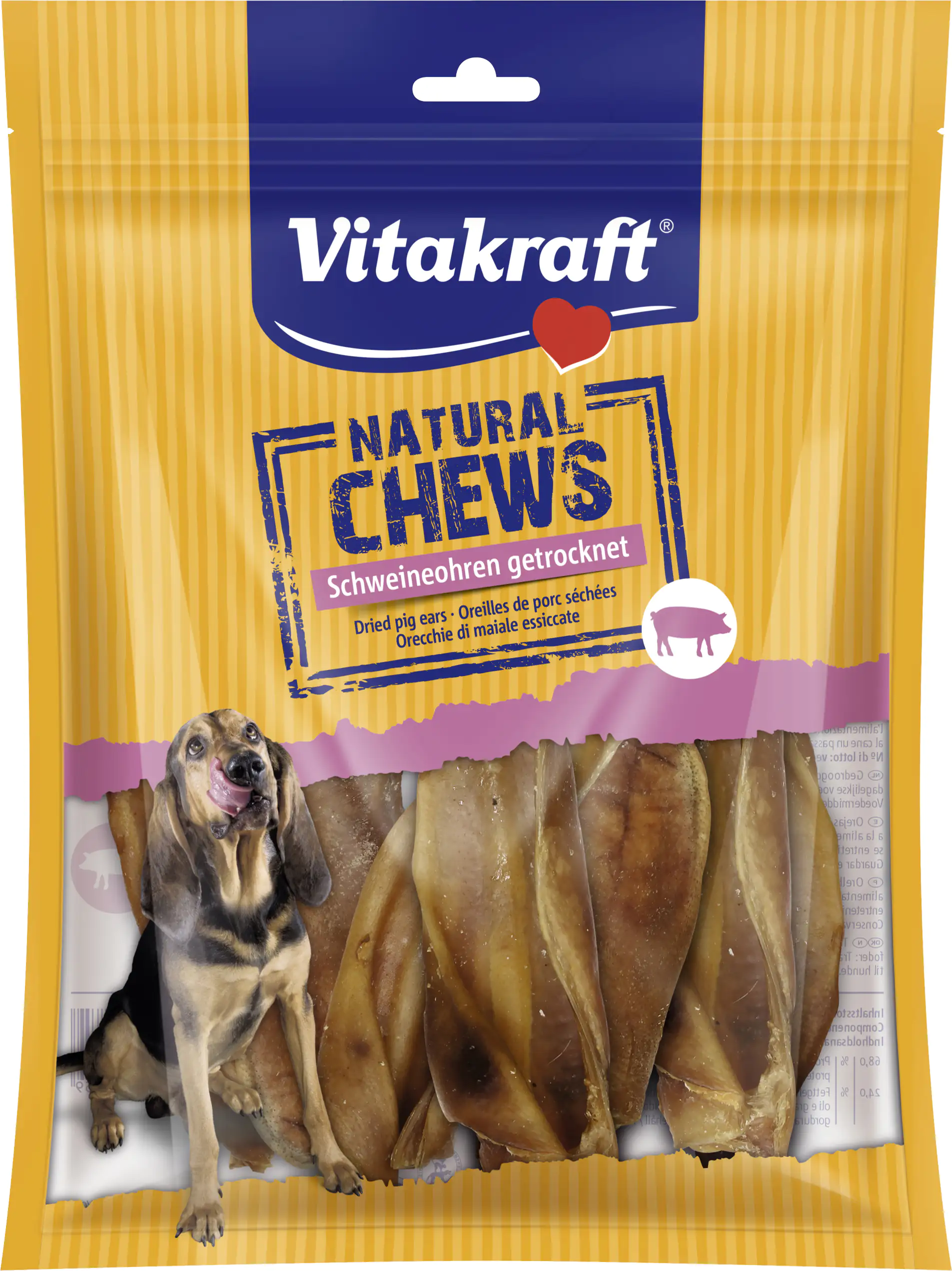Vitakraft NaturalChews Schweineohren 10 Stück Vitakraft NaturalChews Schweineohren 10 Stück