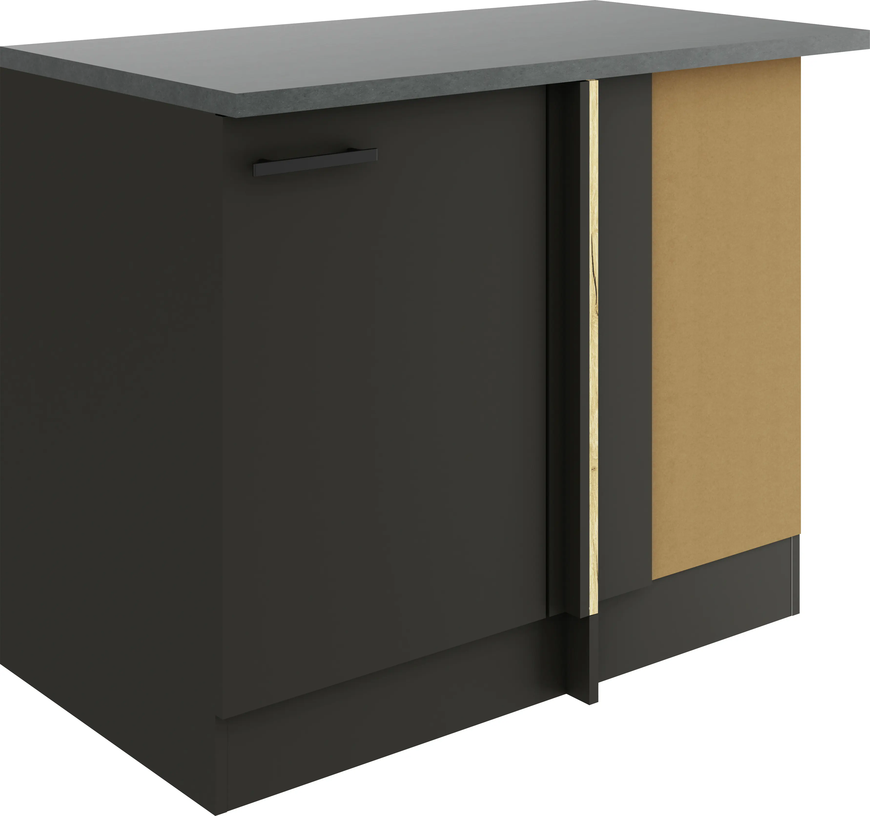 Optifit Eckunterschrank Madrid 420 anthrazit matt 110 cm