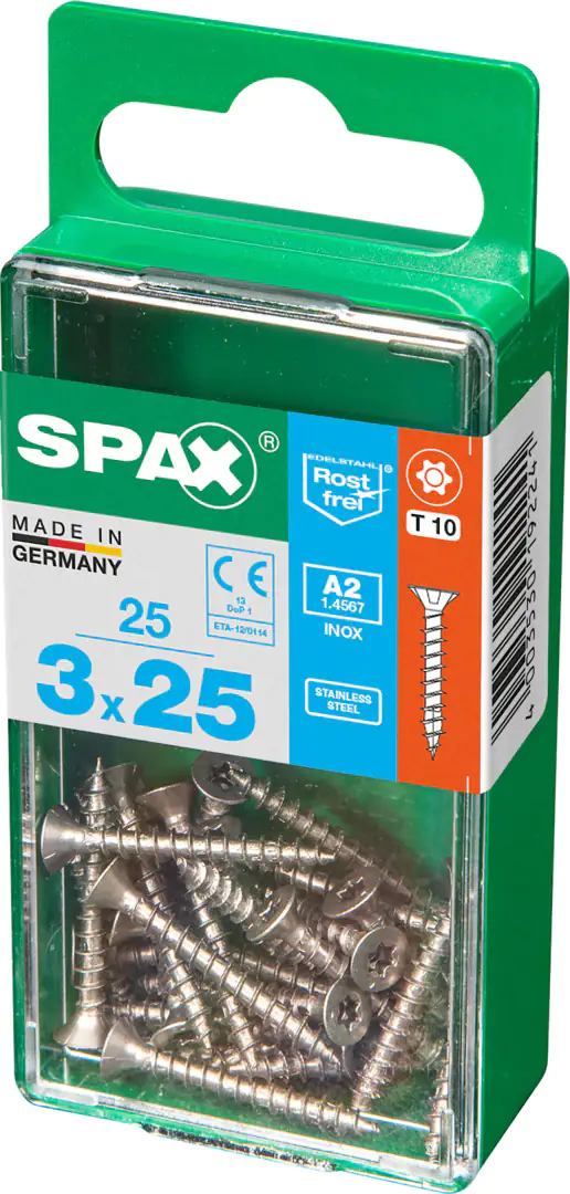 Spax Universalschrauben 3.0 x 25 mm TX 10 - 25 Stk.