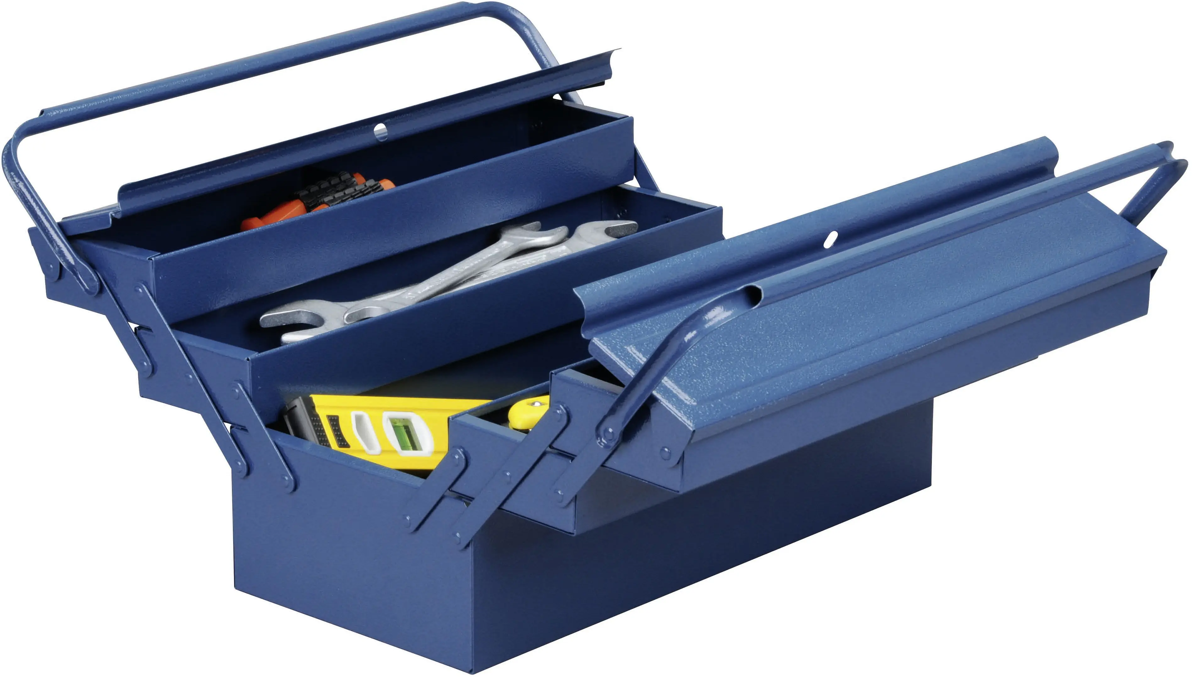 Allit Werkzeugkasten Stahlblech McPlus Metall 5/47 blau ohne Inhalt