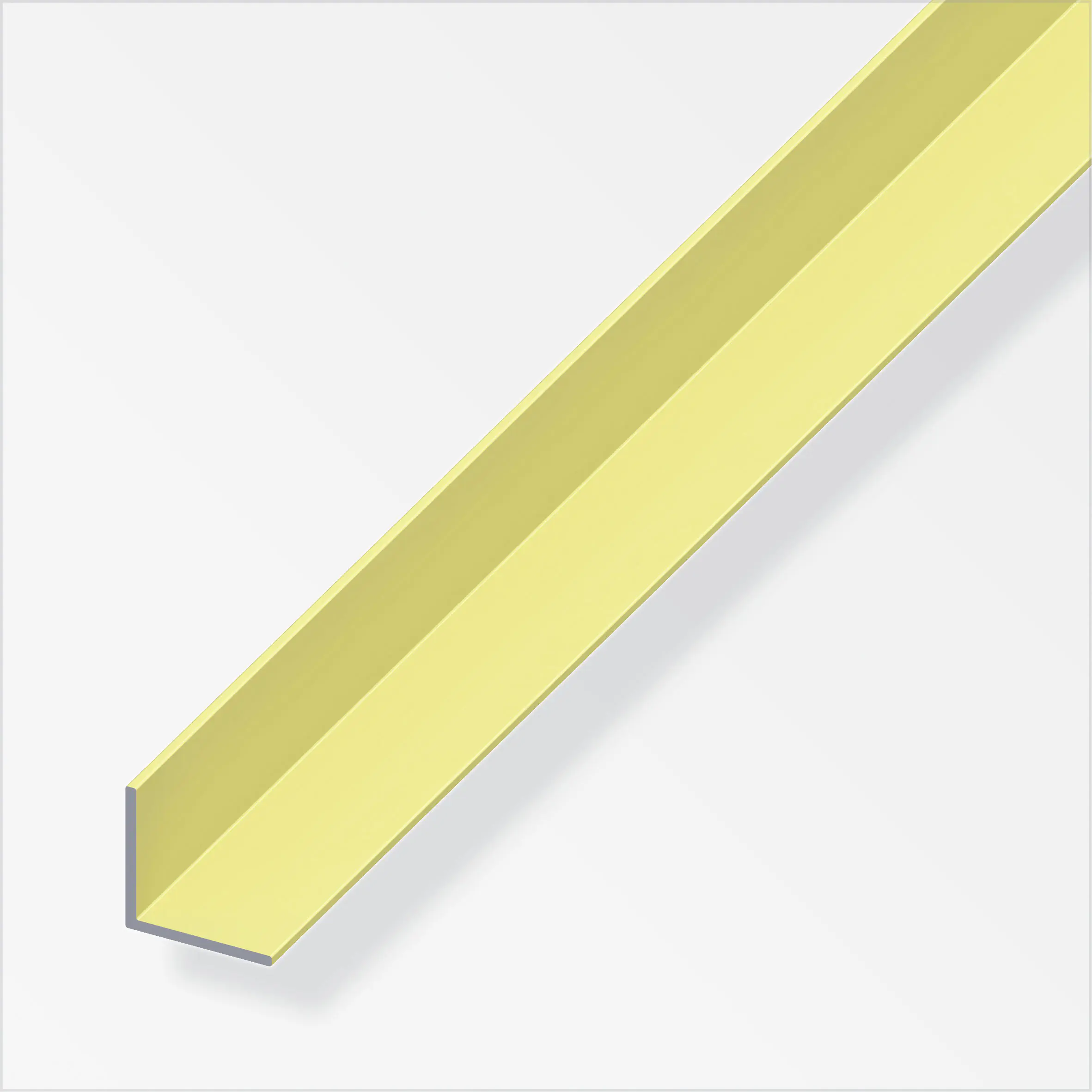 alfer Winkel 2 m, 10 x 10 mm Aluminium eloxiert messing