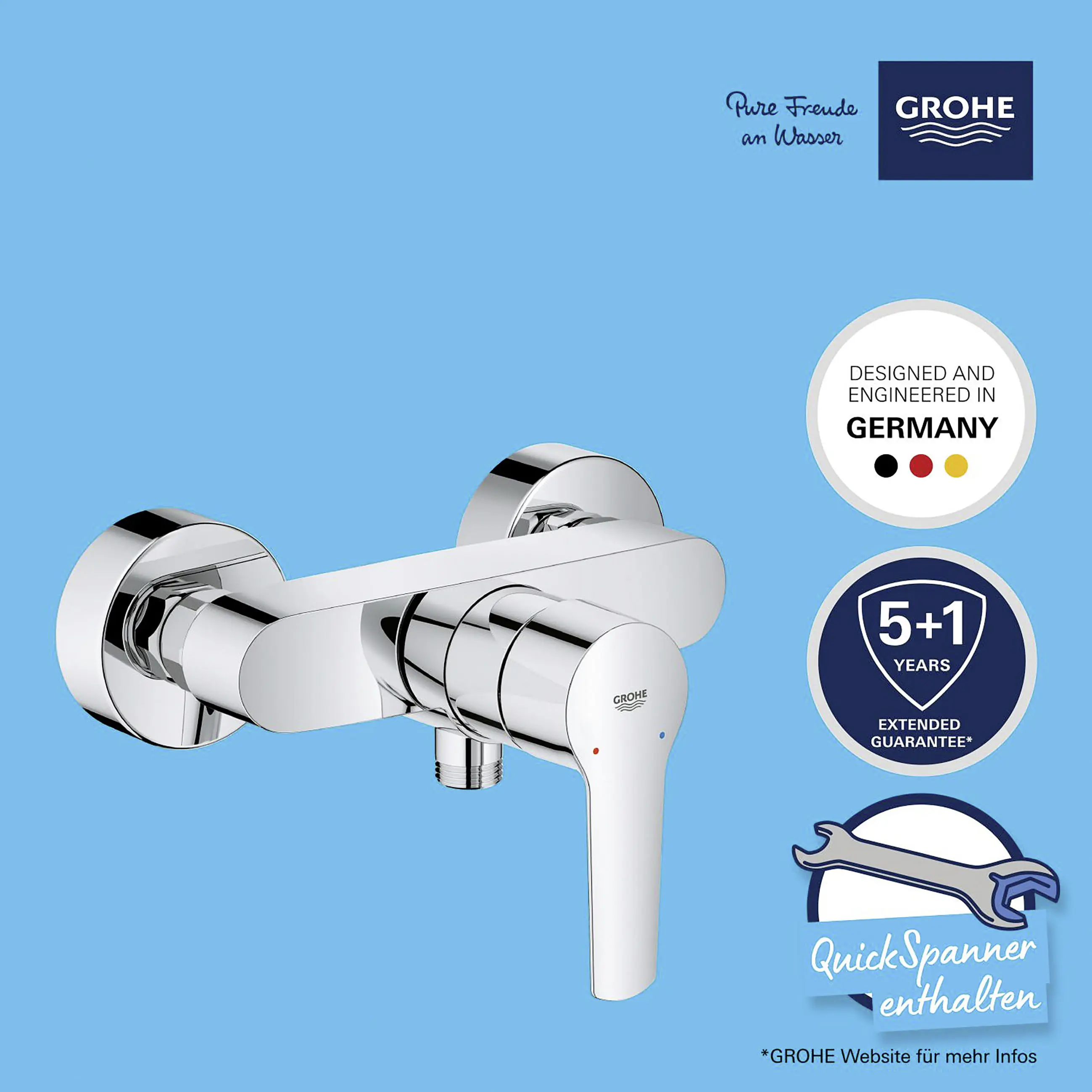 Grohe Quickfix Start Brausearmatur verchromt