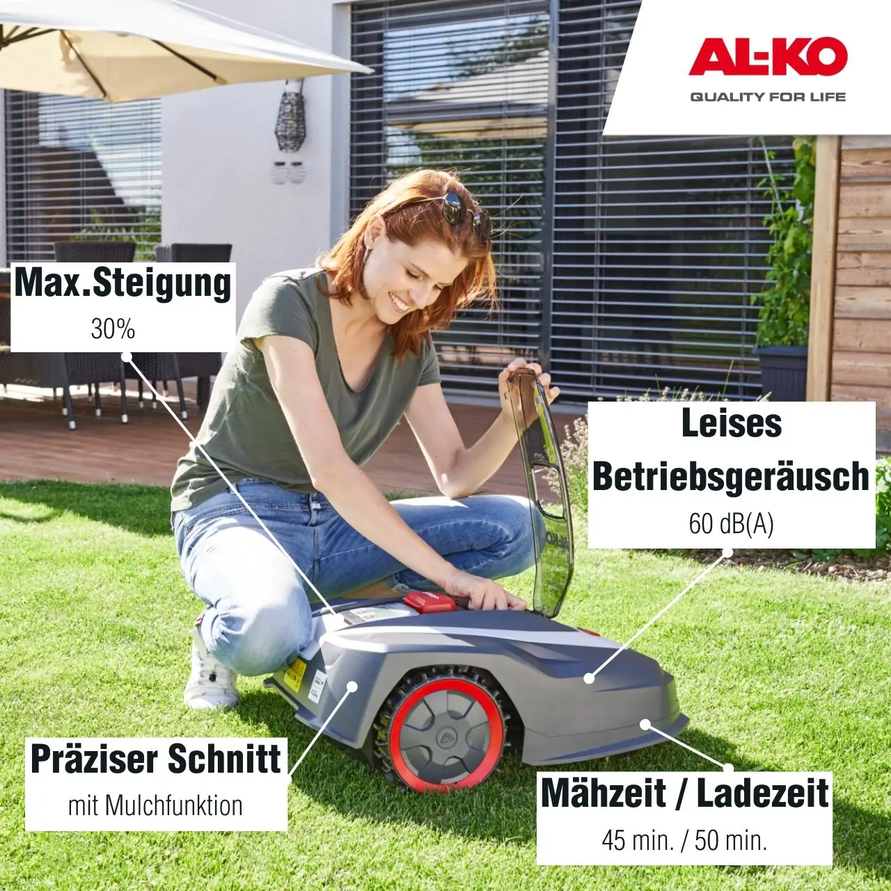 Alko Mähroboter Robolinho 350 W 20 cm Schnittbreite