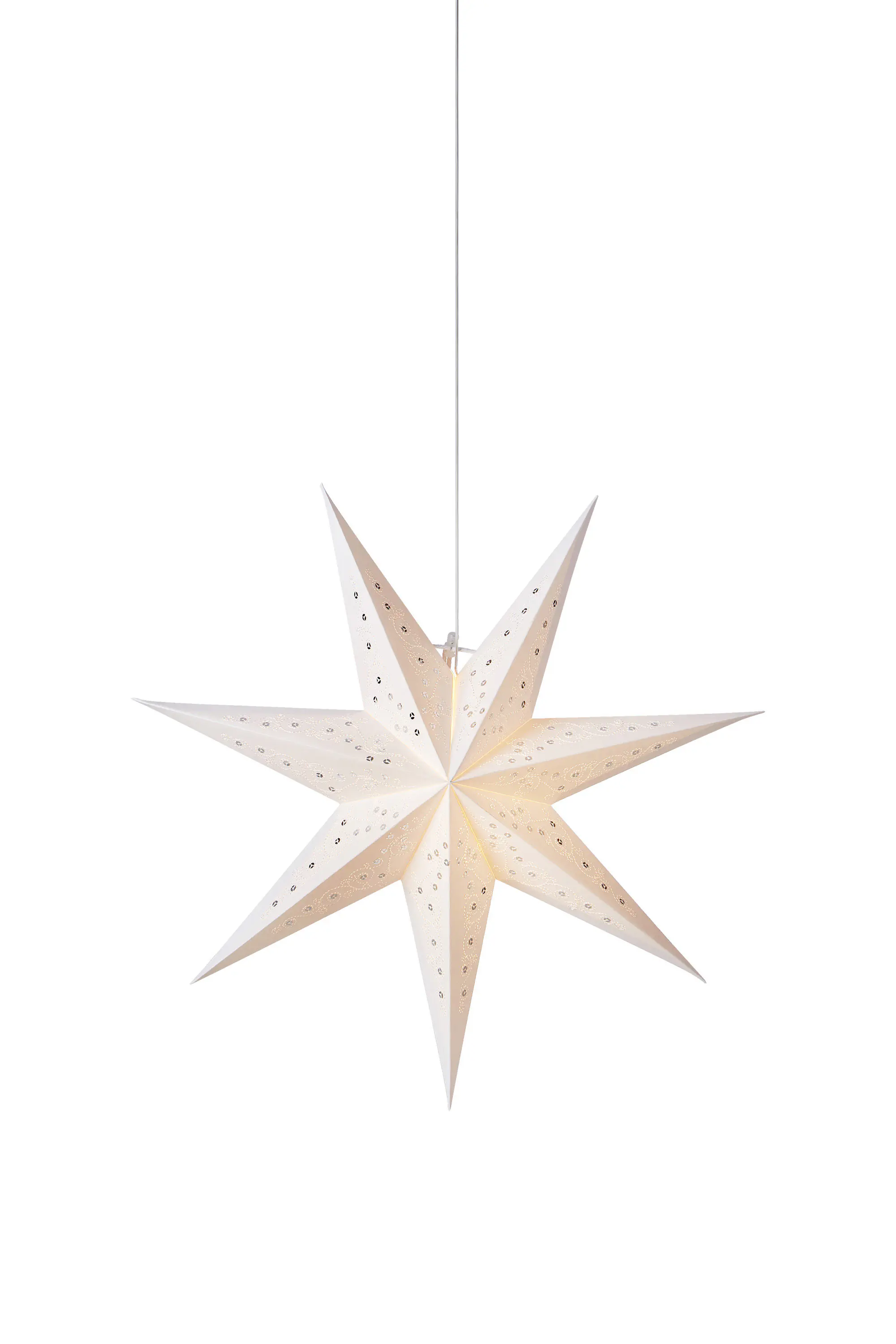 Markslöjd LED Hängestern Gisel Papier Ø 45 cm weiß 