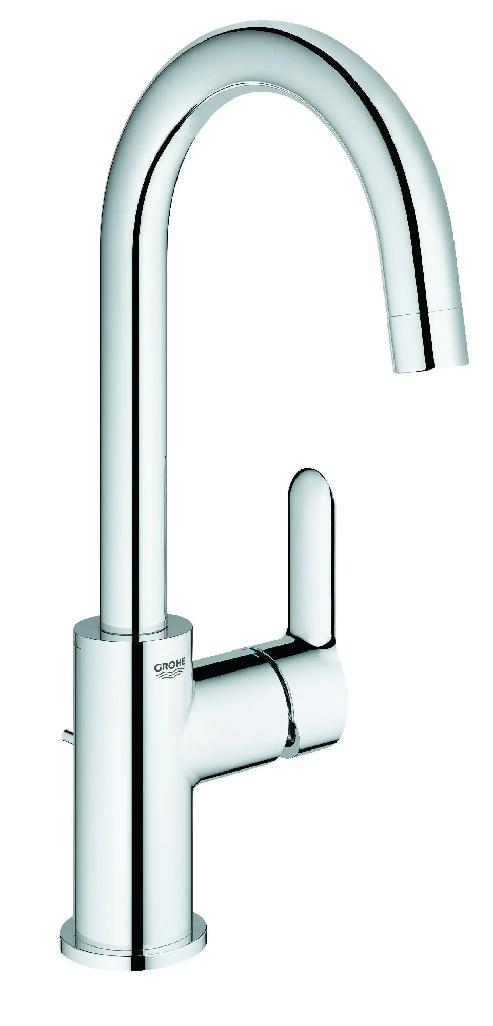 Grohe Waschtischarmatur Start Edge verchromt, L-Size, mit Schwenkauslauf