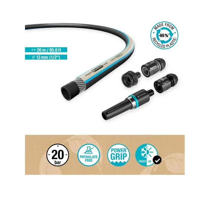 Gardena Gartenschlauch Set EcoLine, 20 m, Anschlussstücke Gardena Gartenschlauch Set EcoLine, 20 m, Anschlussstücke