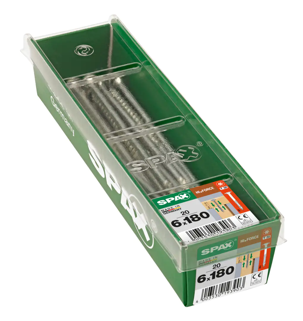 Spax Holzbauschrauben 6.0 x 180 mm TX 30 - 20 Stk.