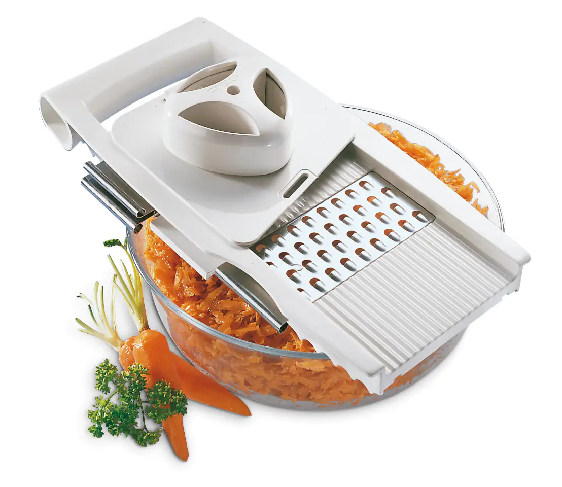 Leifheit Allzweckreibe 4+1 ComfortLine mit Restehalter