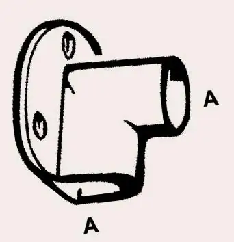 Cornat Wandscheibe messing verchromt 1/2" Innengewinde