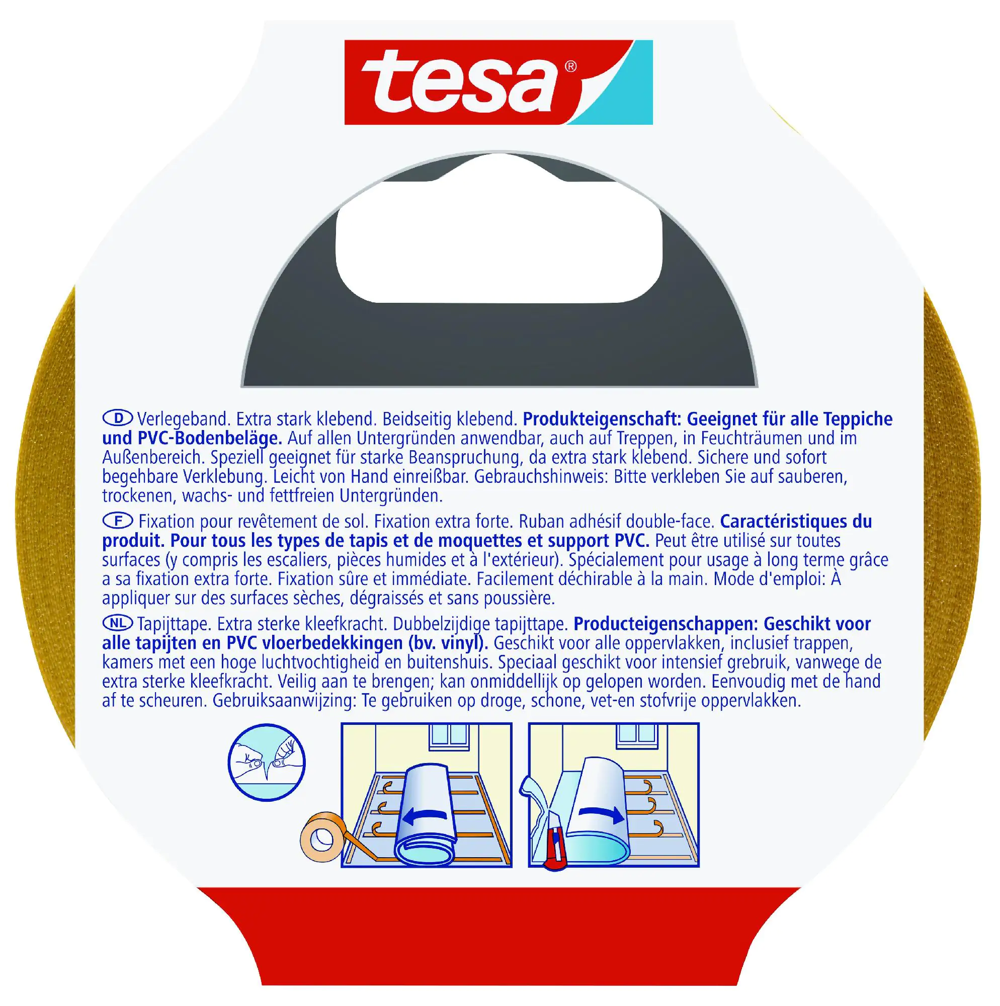 tesa Verlegeband 10 m x 50 mm