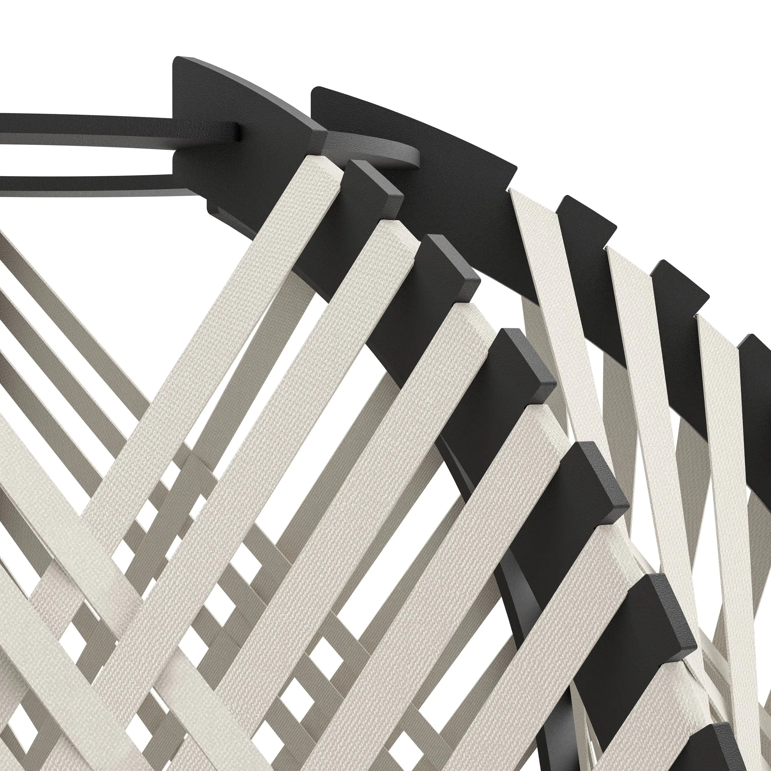 Eglo Stehleuchte Waverton schwarz weiß 143 x 40 cm E27