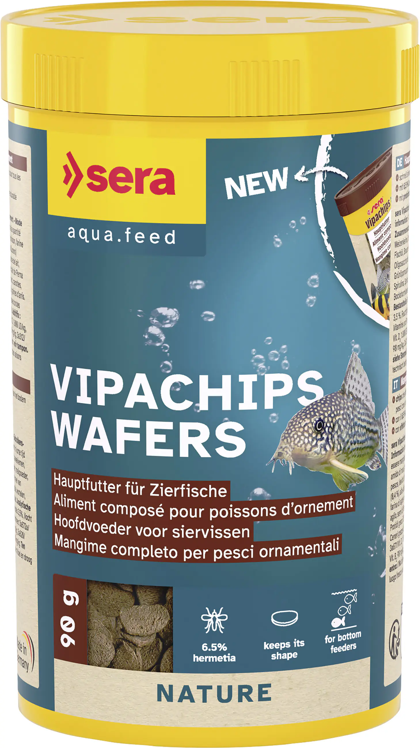 Sera Fischfutter Vipachips Wafers 250 ml