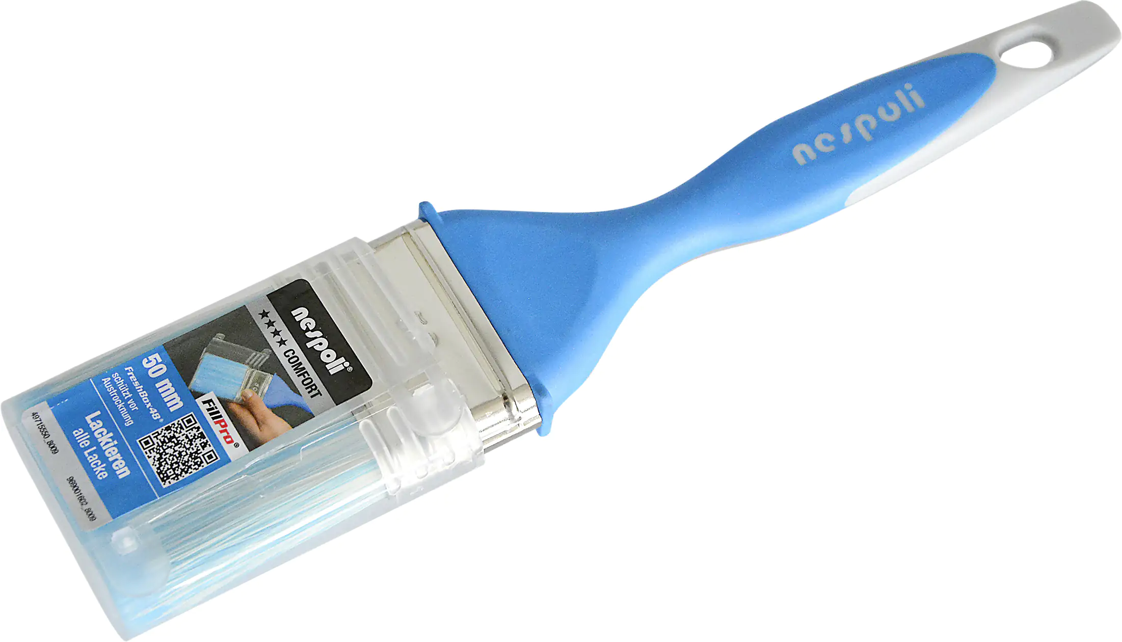Nespoli FillPro® Flachpinsel alle Lacke AirTouch®-Griff 8. Stärke, 50 mm