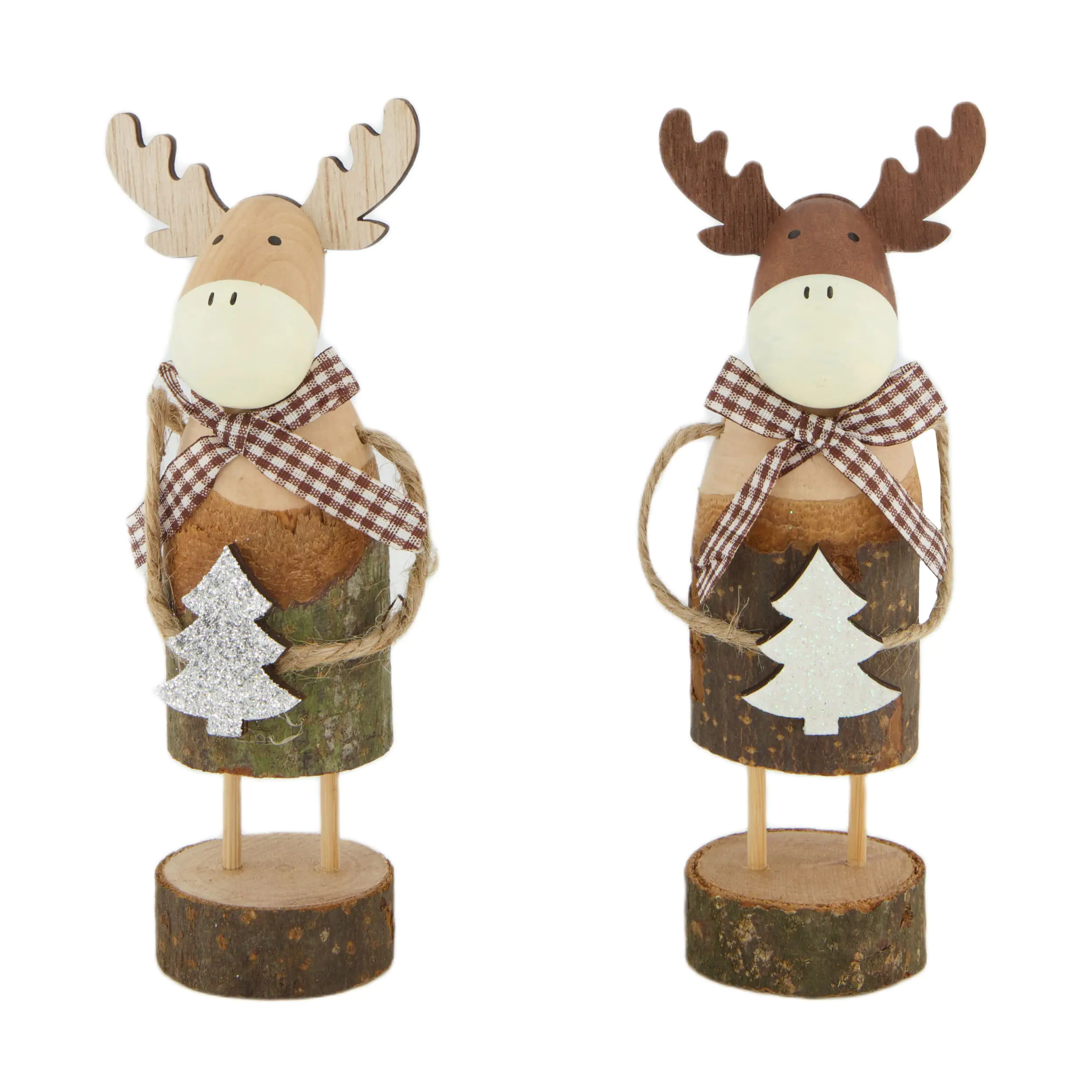 Dijk Figur Hirsch Holz 6,7 x 5 x 18 cm