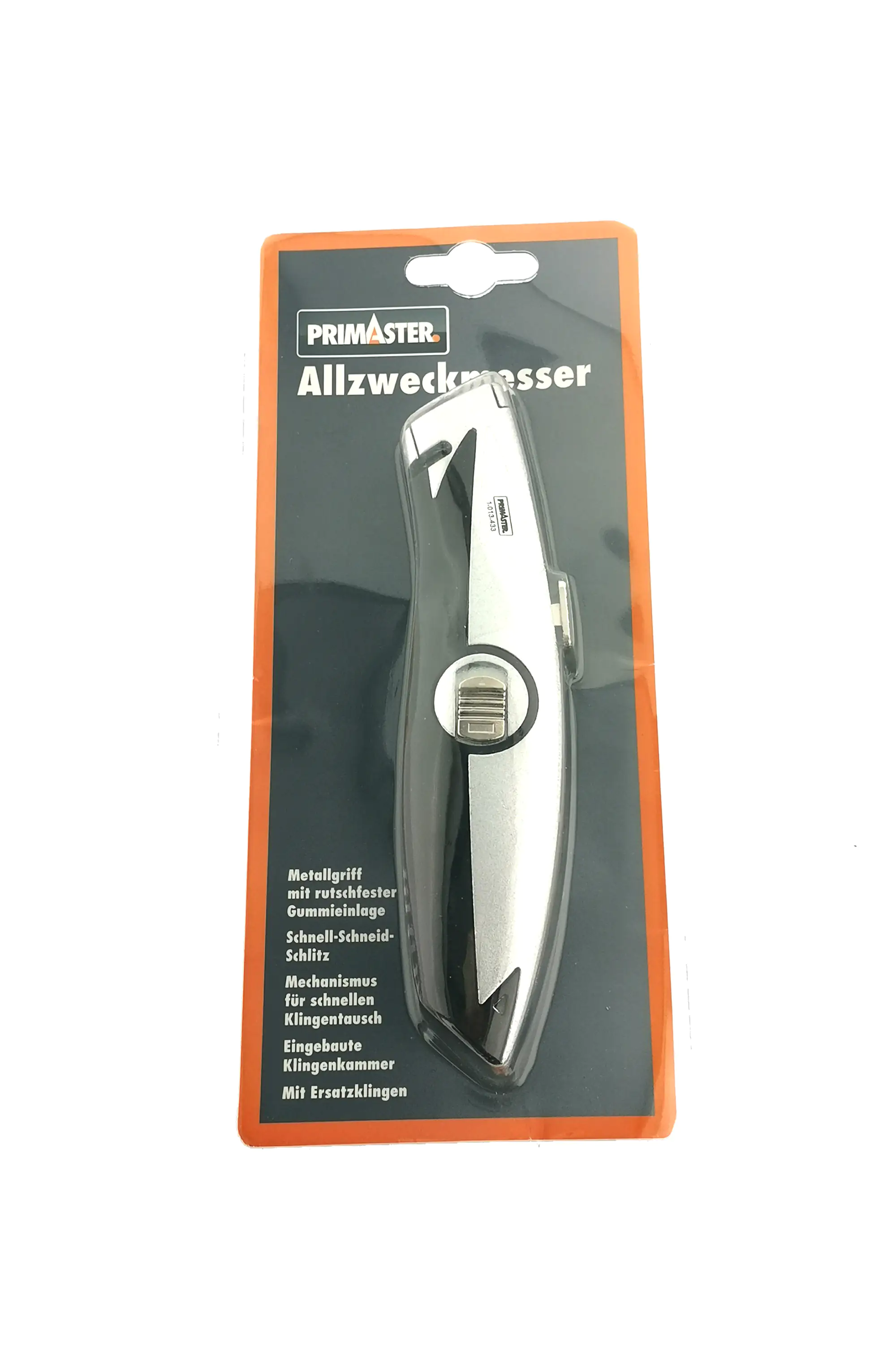2077600510596 Primaster Allzweckmesser 18 mm Metall silber-schwarz
