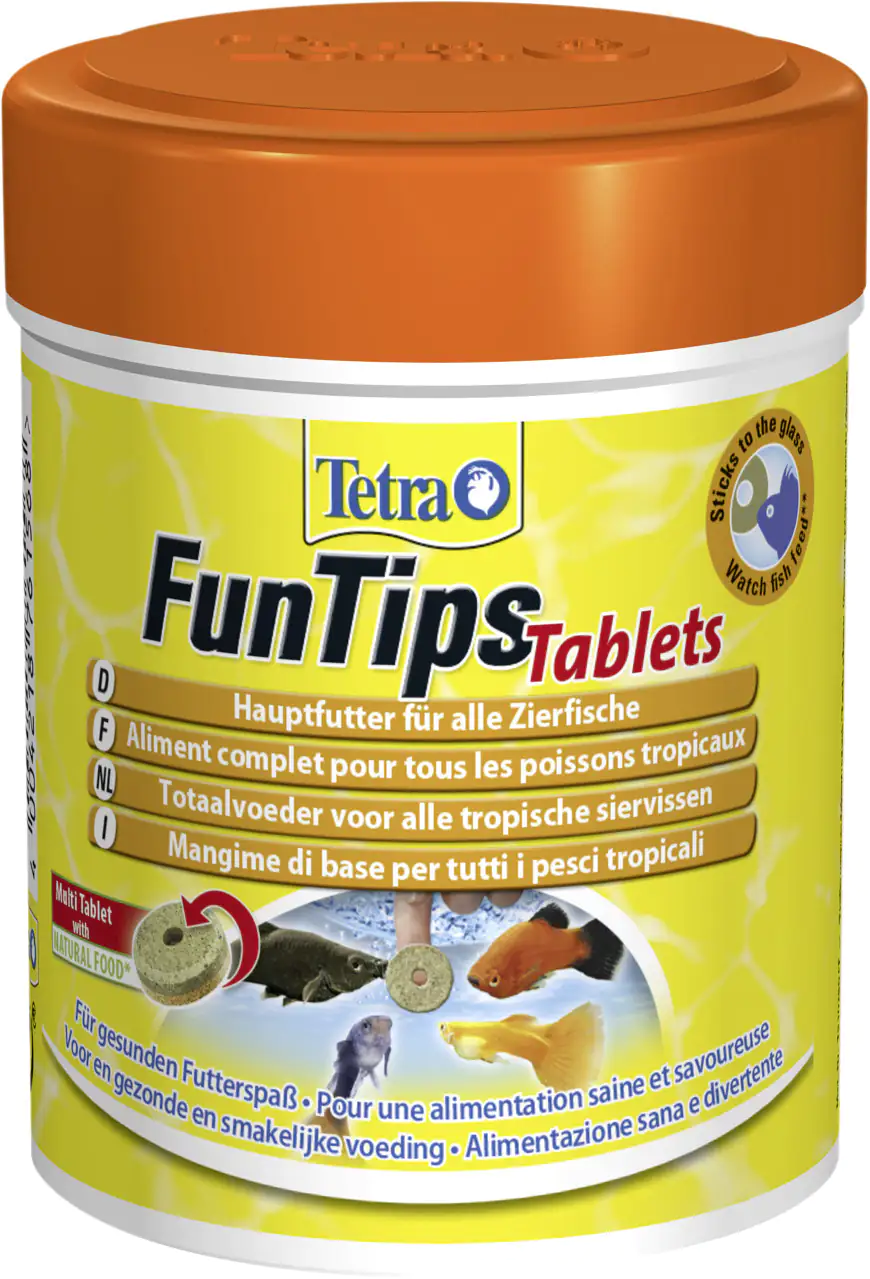 Tetra FunTips Tablets 165 Tabl Tetra FunTips Tablets 165 Tabl