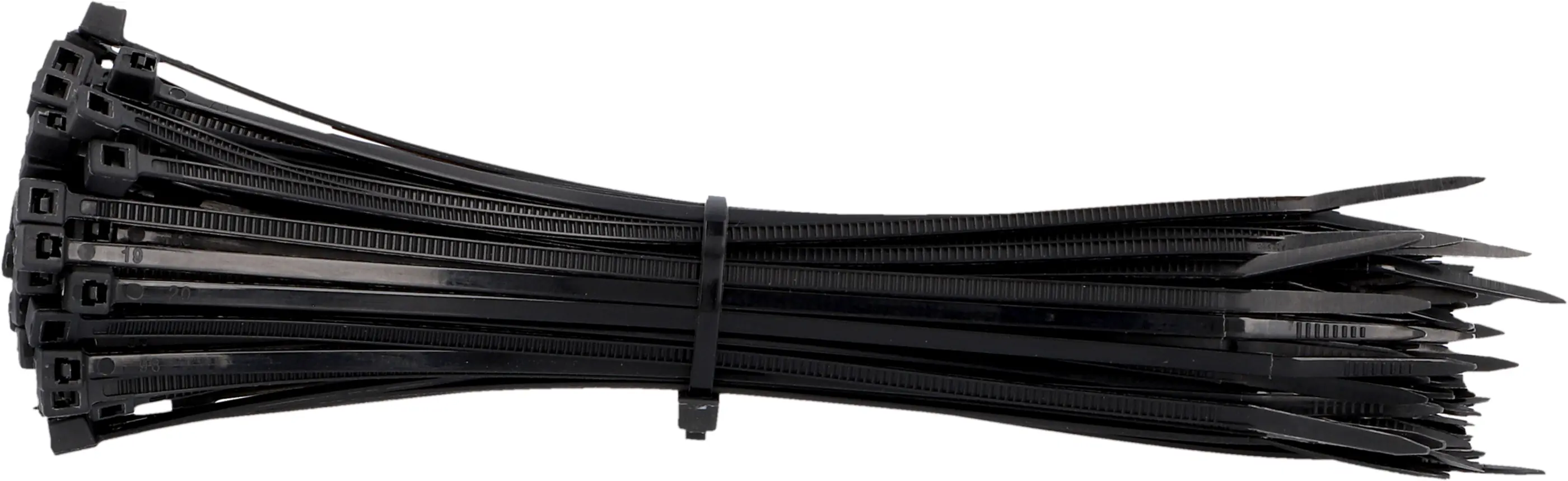 Unitec Kabelbinder 15 cm schwarz 100 Stück