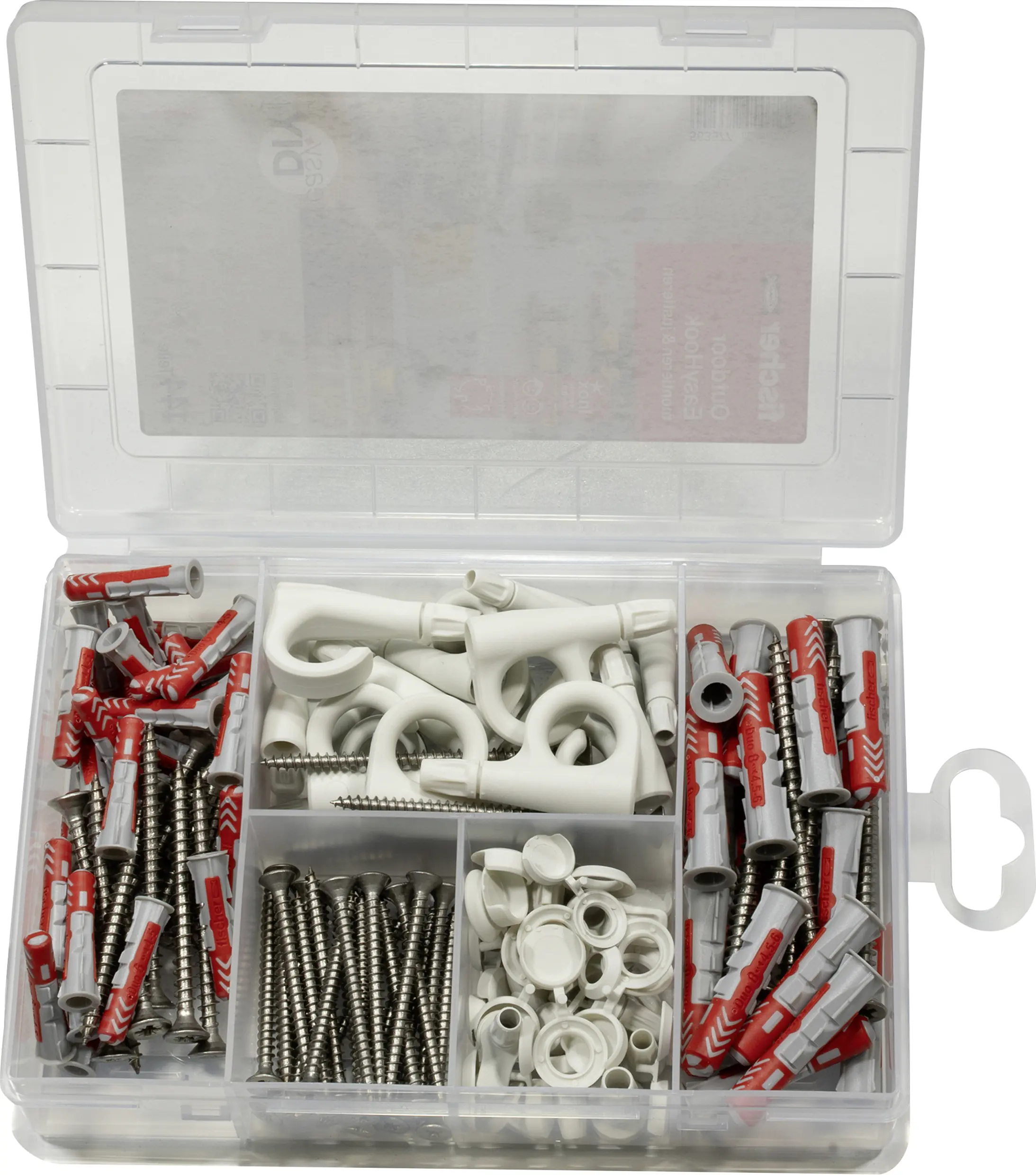 Fischer Meister-Montagebox EasyDIY Outdoor EasyHook - 144 Stk.