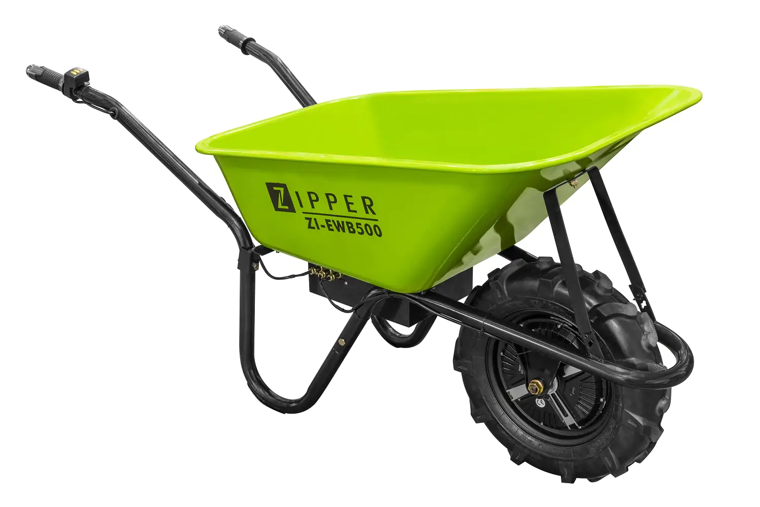 Zipper Akku-Schubkarre ZI-EWB500 75 l Tragkraft 150 kg 500 W