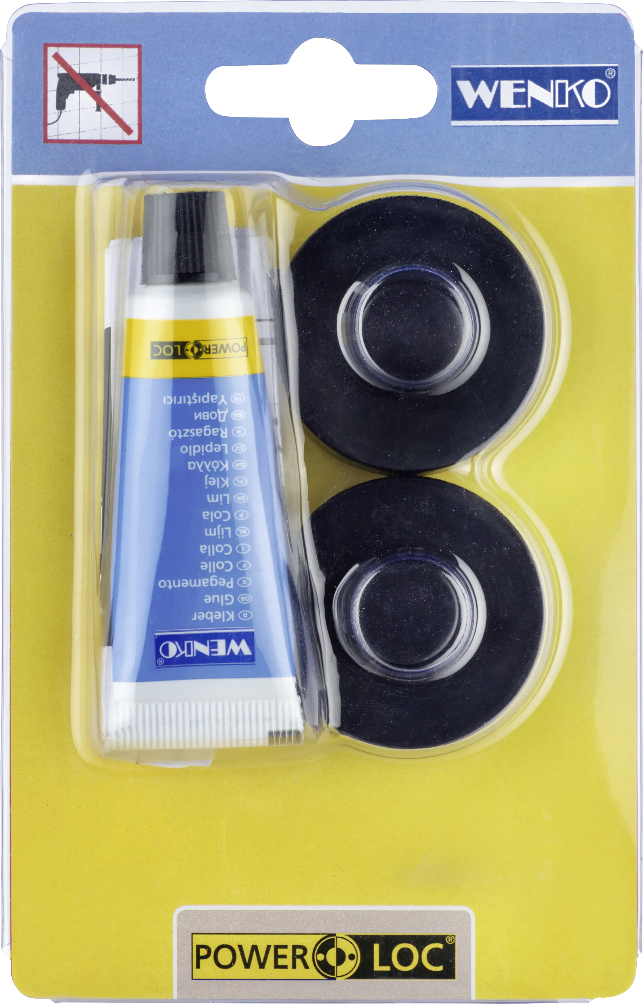 Wenko Adapter Power-Loc für Classic Plus Black