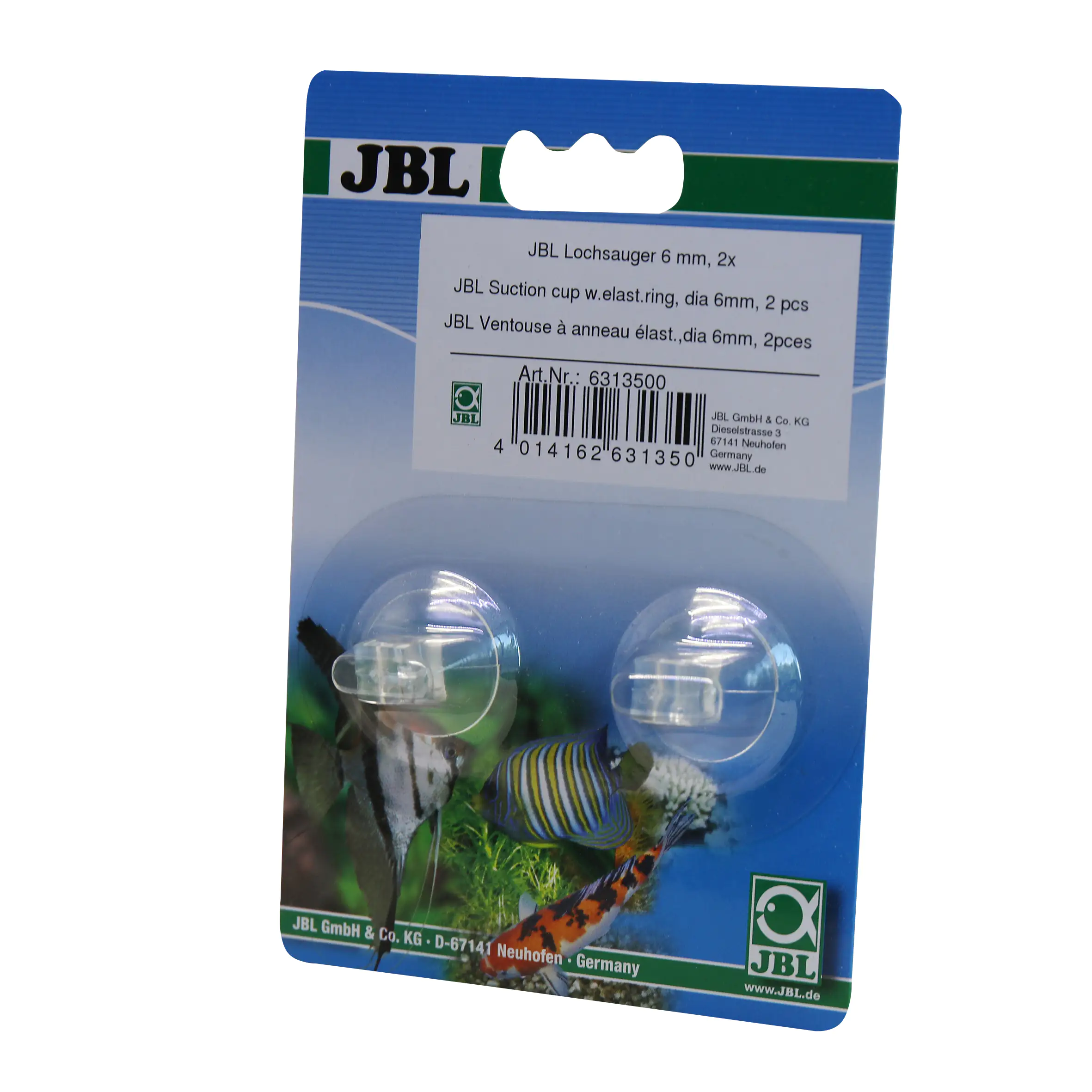 JBL Lochsauger 6mm schwarz