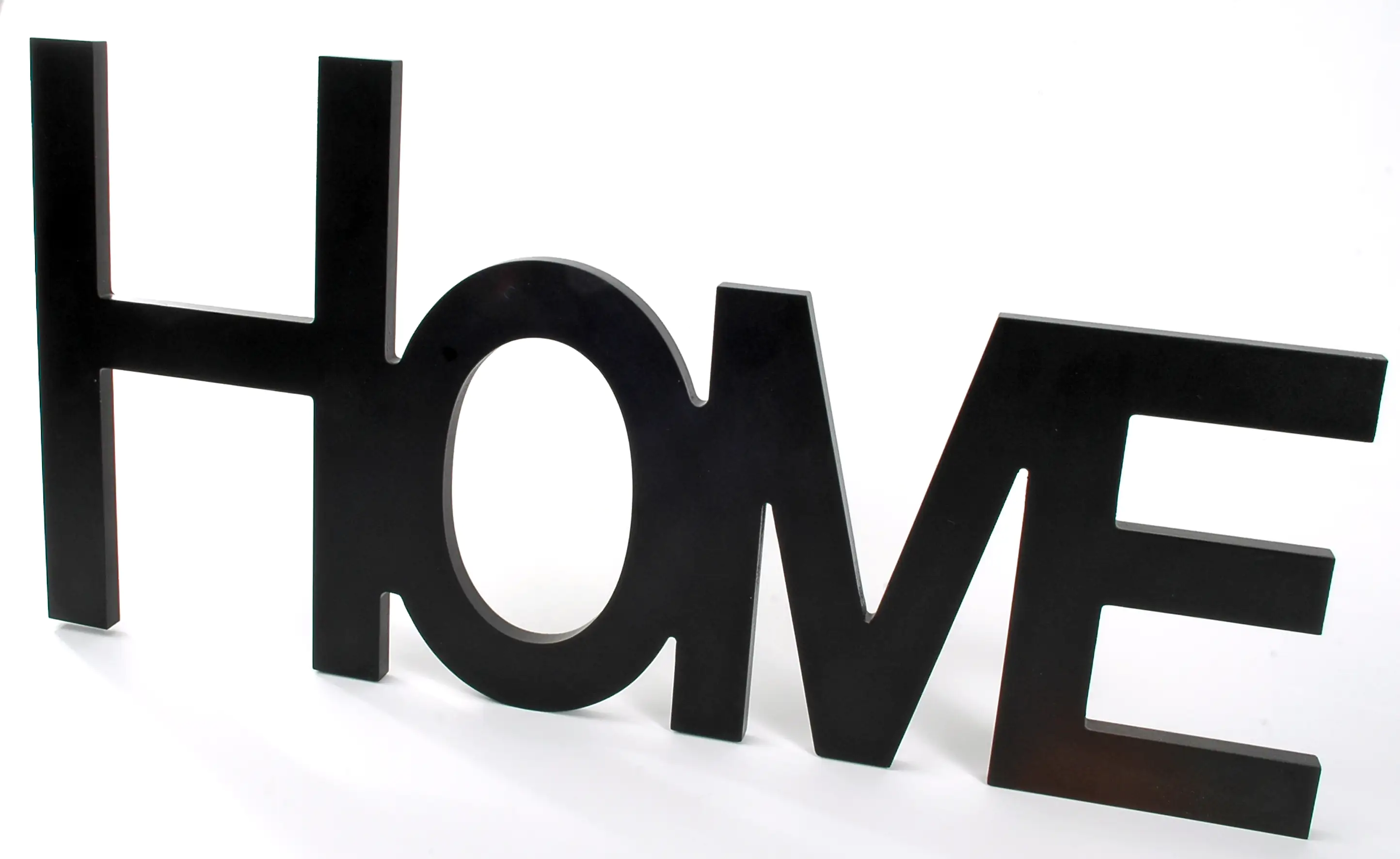Schriftzug XL Home schwarz  60x29x1,2 cm