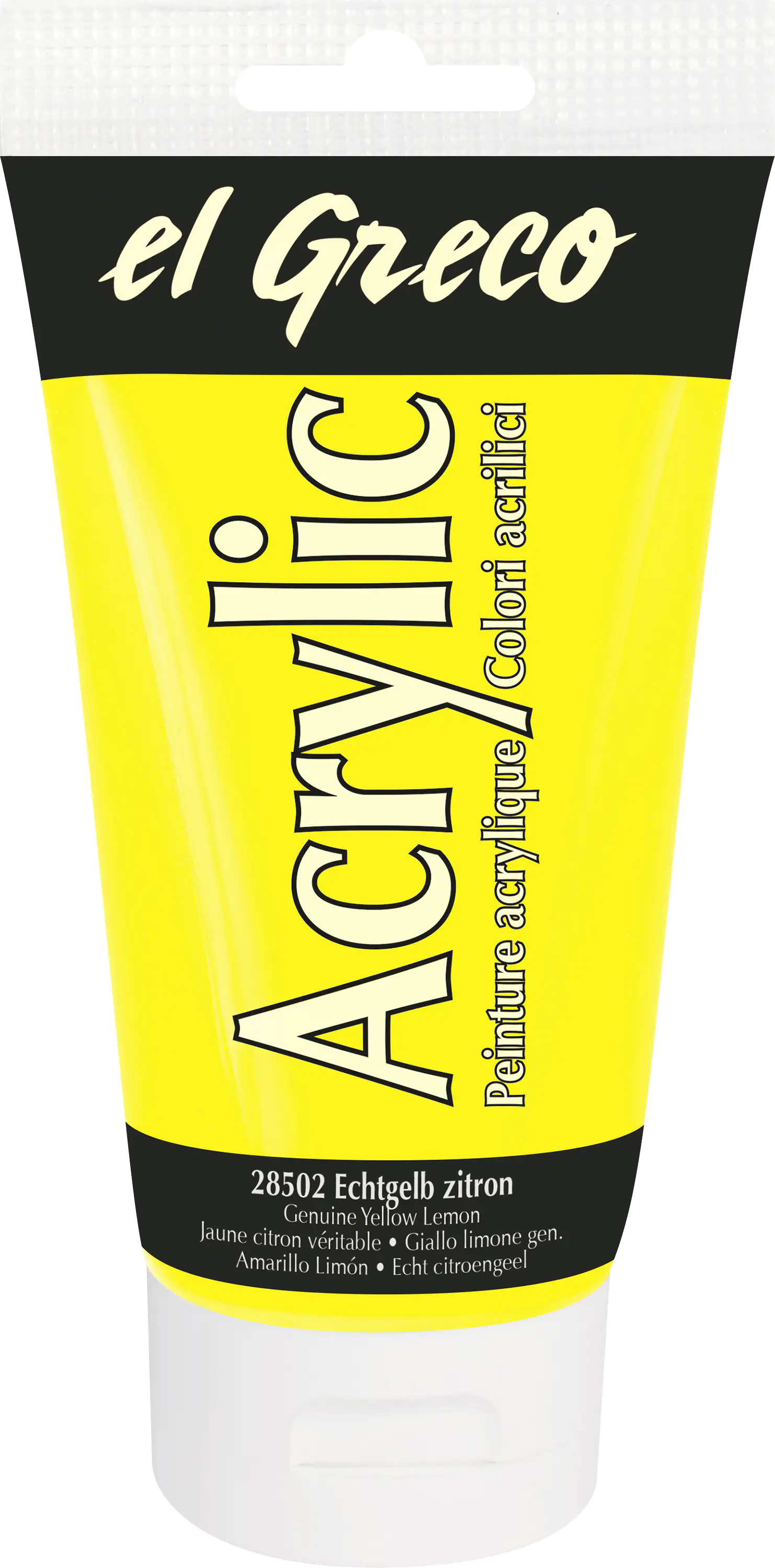 4000798285029_1598874 Kreul el Greco Acrylic Tube echtgelb zitron 150 ml