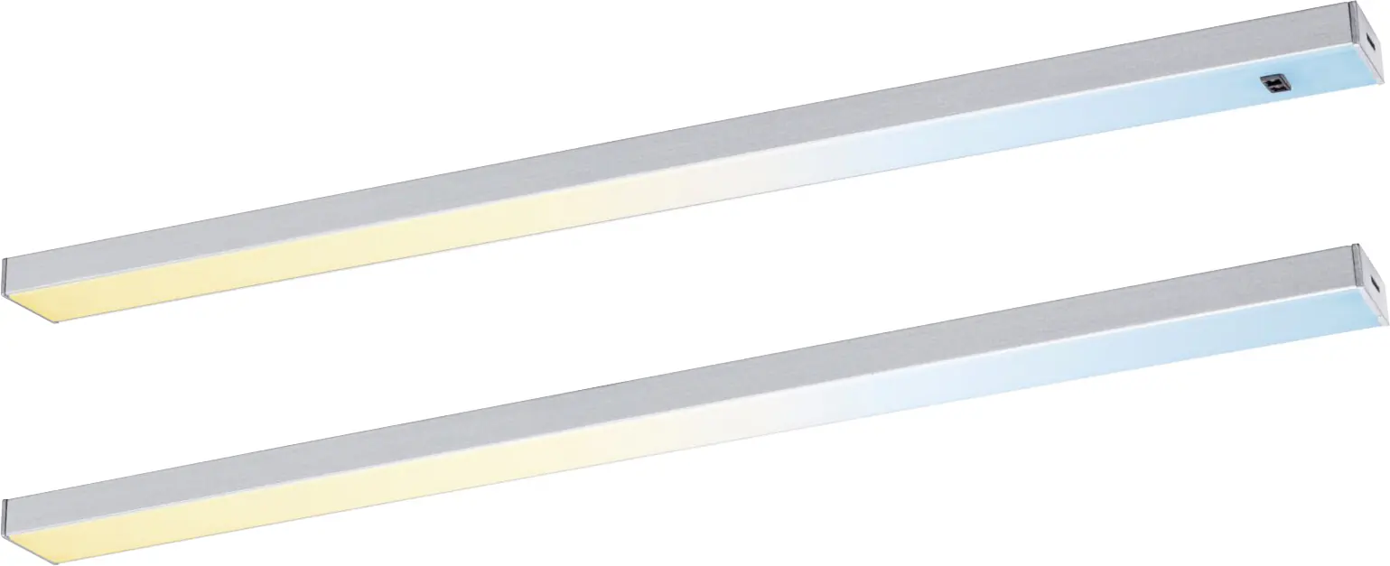 Paulmann LED Lichtleiste Inline chrom matt 35 cm TW 2er Set