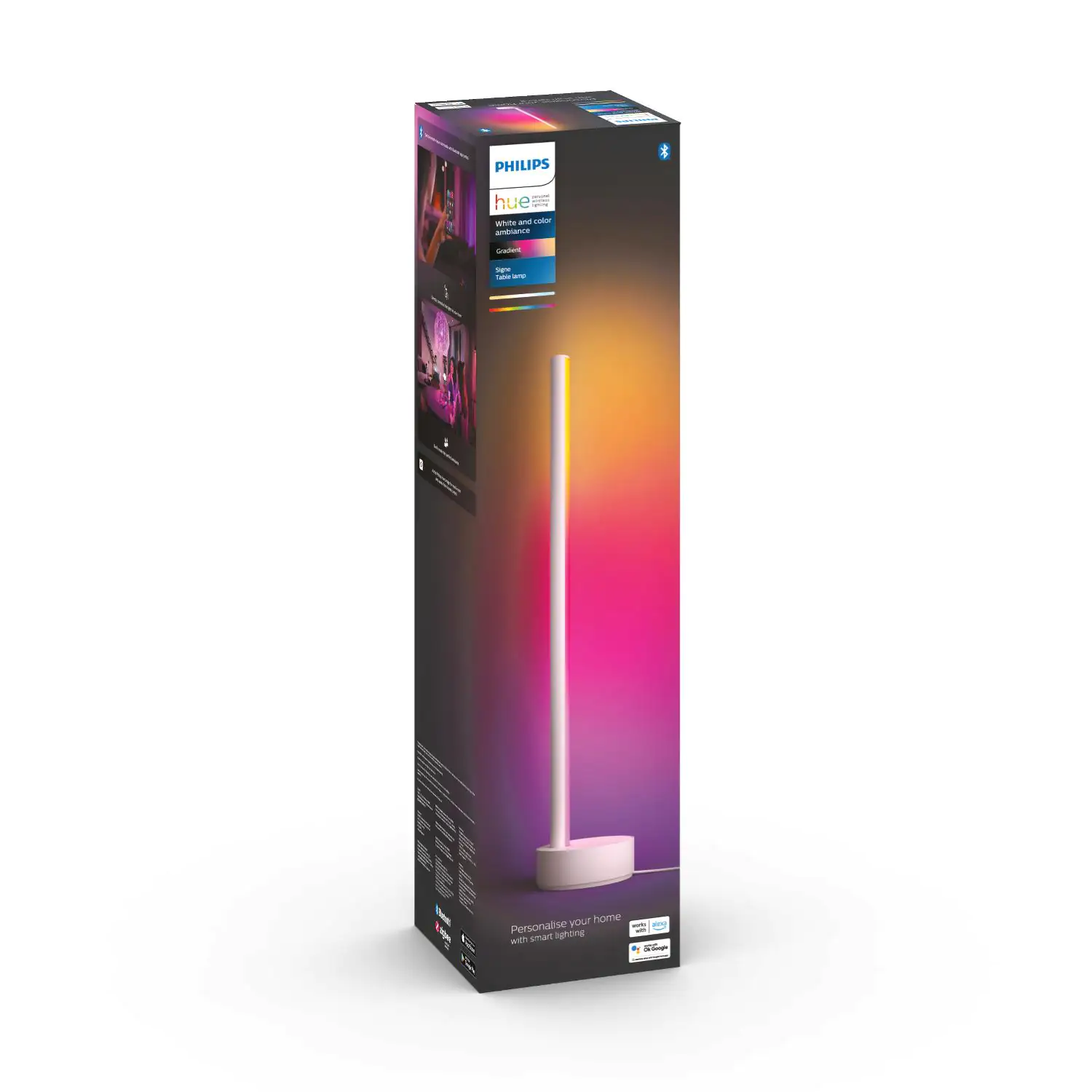 8718696176238_1 Philips Hue White & Color Ambiance LED Tischleuchte Gradient Signe dimmbar