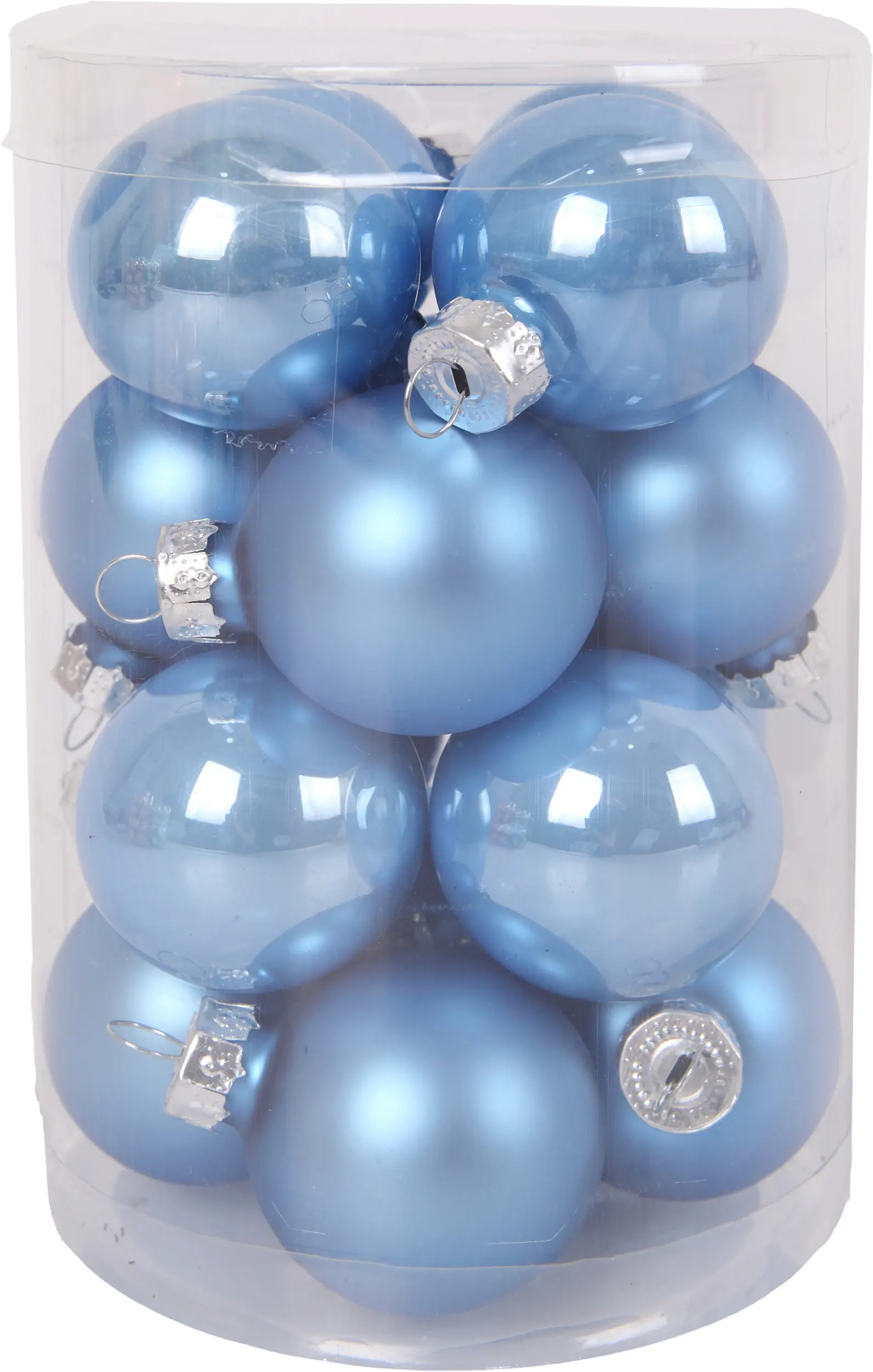 TrendLine Weihnachtskugeln aus Glas Ø 3,5 cm sky blue 16 Stück TrendLine Weihnachtskugeln aus Glas Ø 3,5 cm sky blue 16 Stück