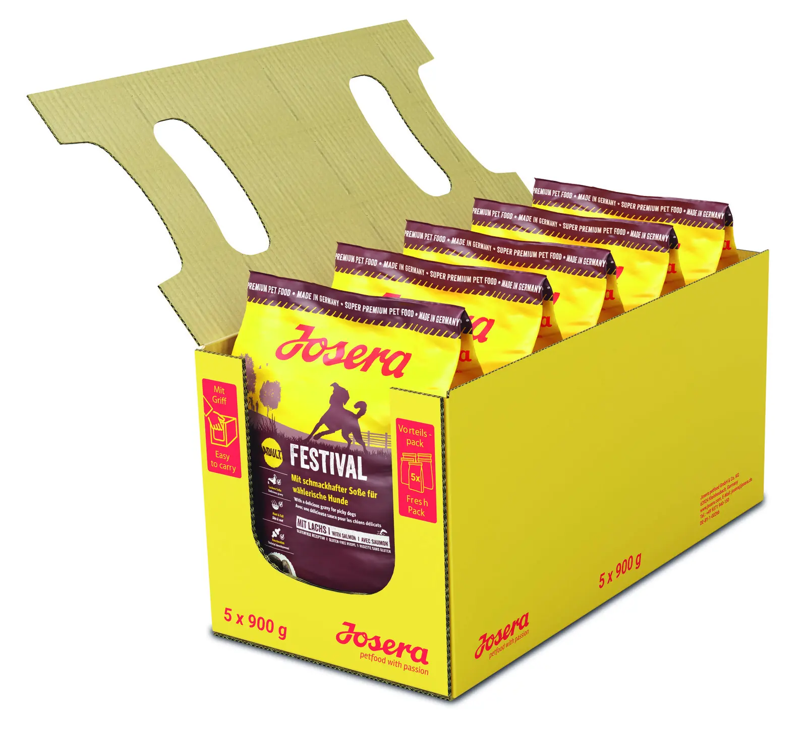 Josera Hundefutter Super Premium Festival 5 x 900 g