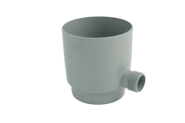 Marley Regensammler NW 105 mm, mit Überlaufstop, grau