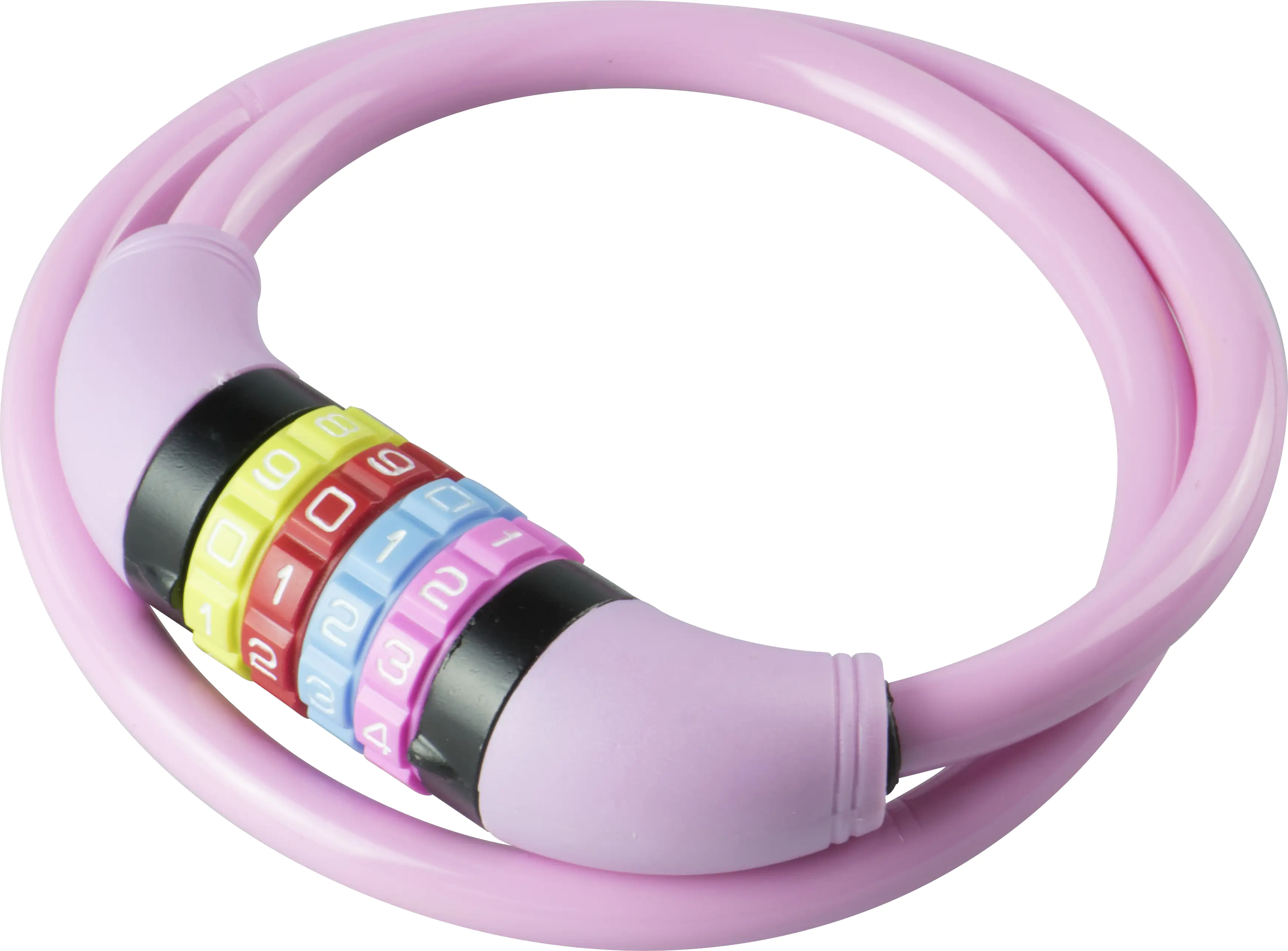 Burg Wächter Kinder-Fahrradschloss 210 C 65 Girls mit Zahlencode rosa