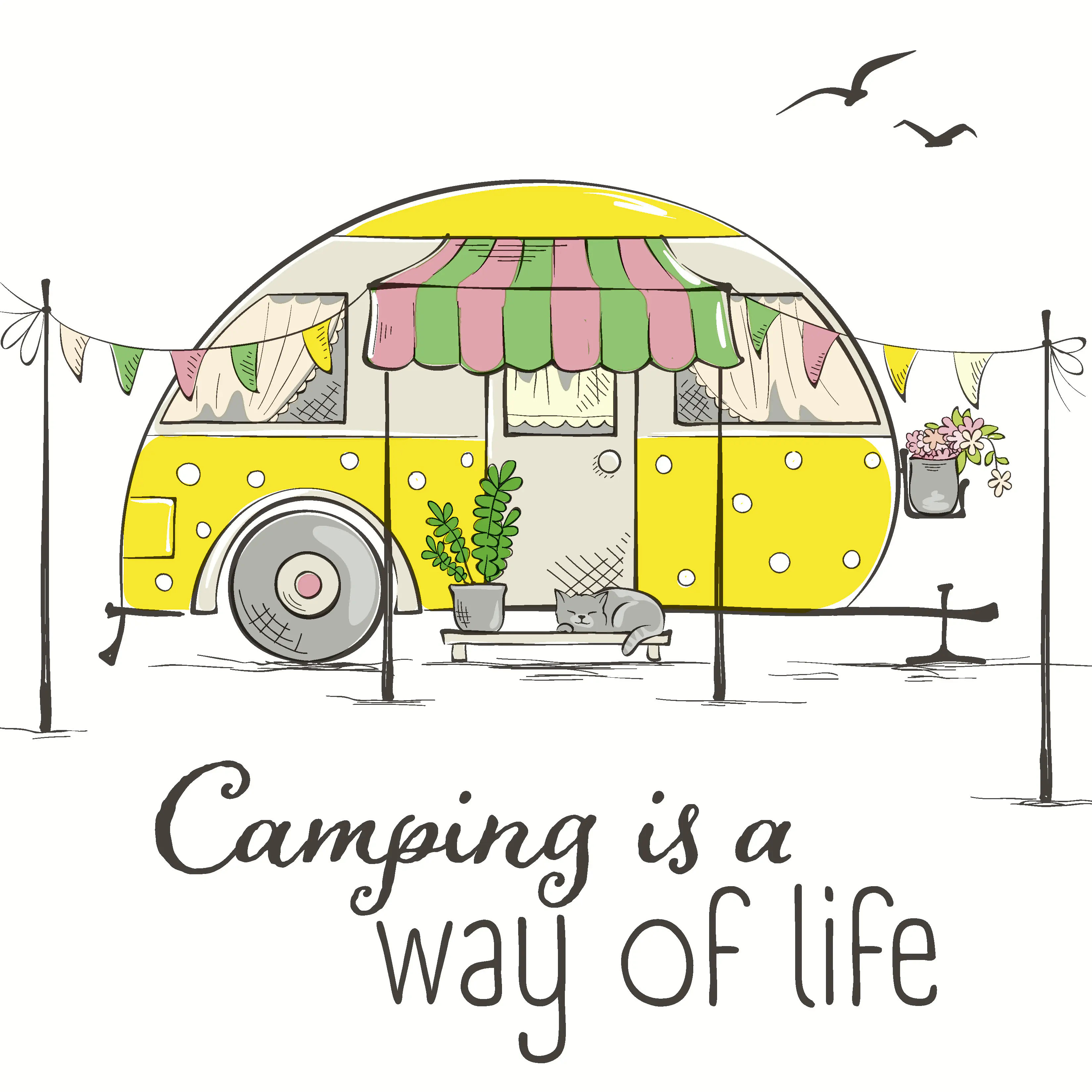 Duni Servietten Camp Life 33 x 33 cm - 20er Pack
