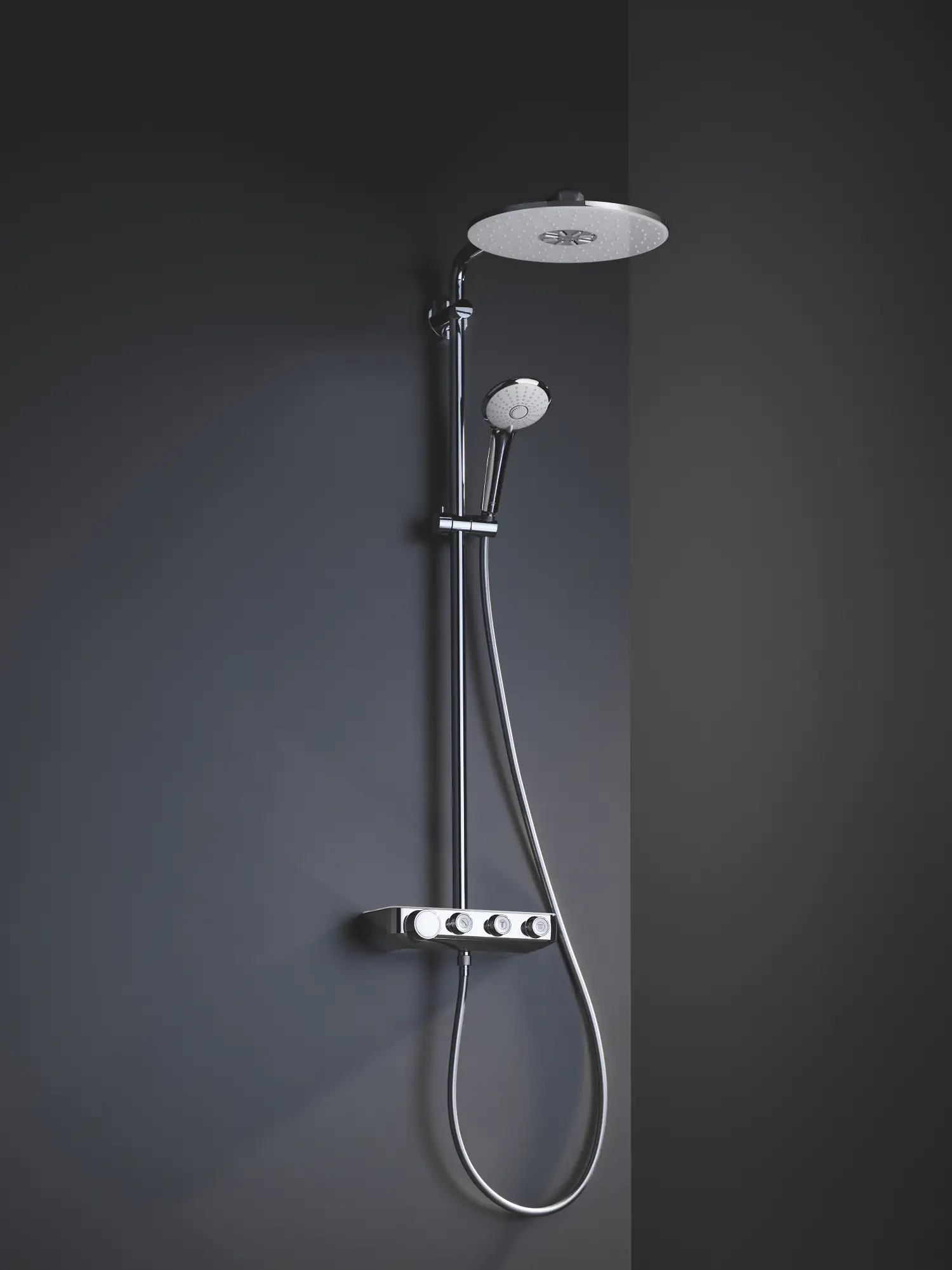4005176457609_2500346 Grohe Kopfbrausesystem Euphoria moon white SmartControl