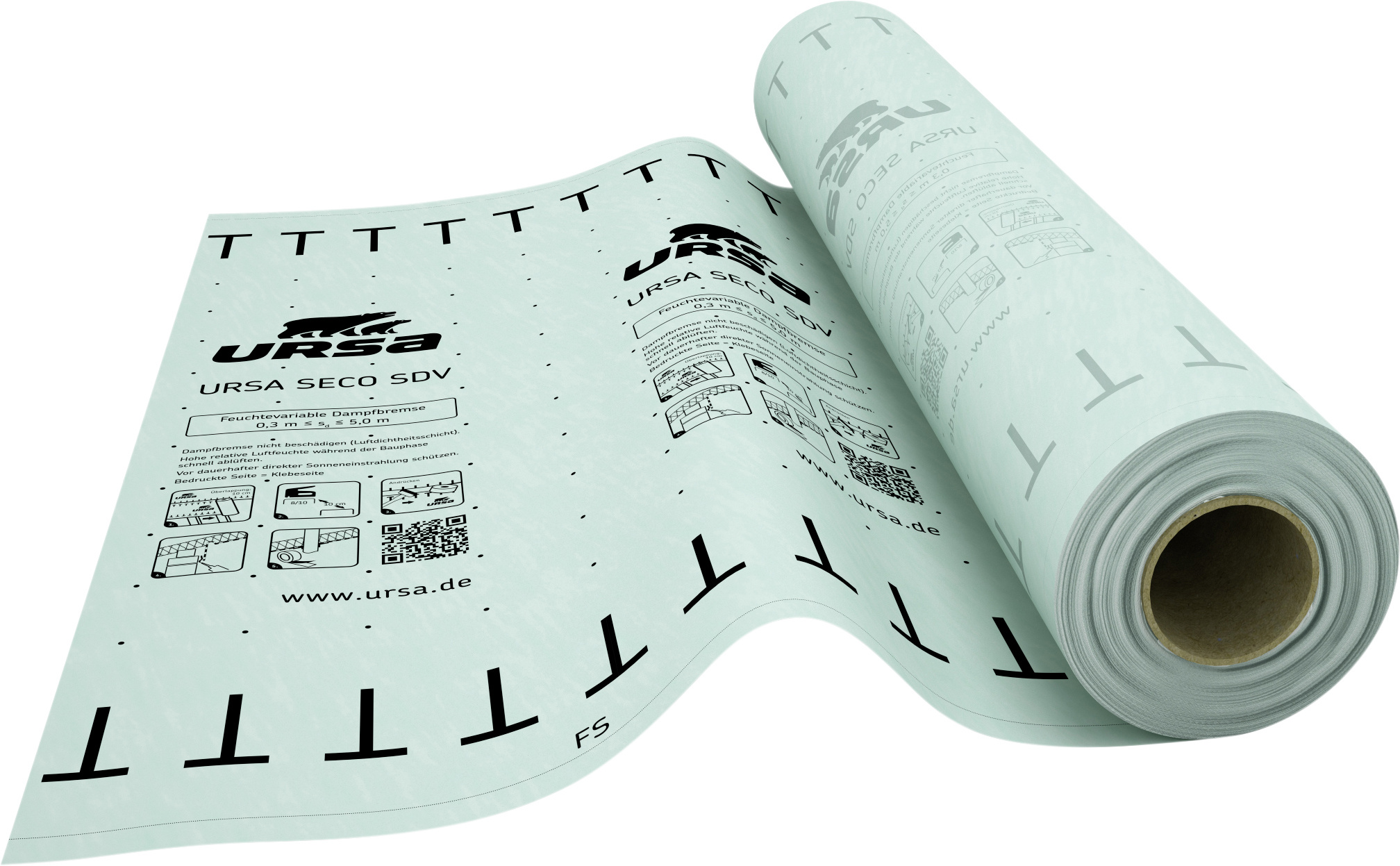 Ursa Dampfbremse SECO SDV PLUS 40 x 1,5 m = 60 m² grün