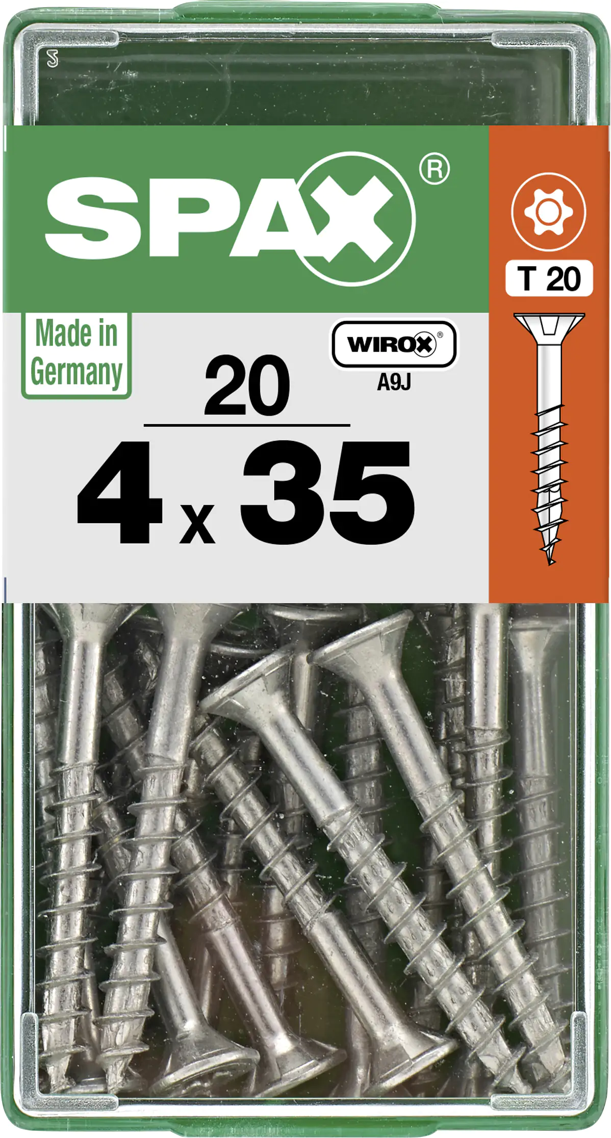 Spax Universalschrauben 4.0 x 35 mm TX 20 - 20 Stk. Spax Universalschrauben 4.0 x 35 mm TX 20 - 20 Stk.