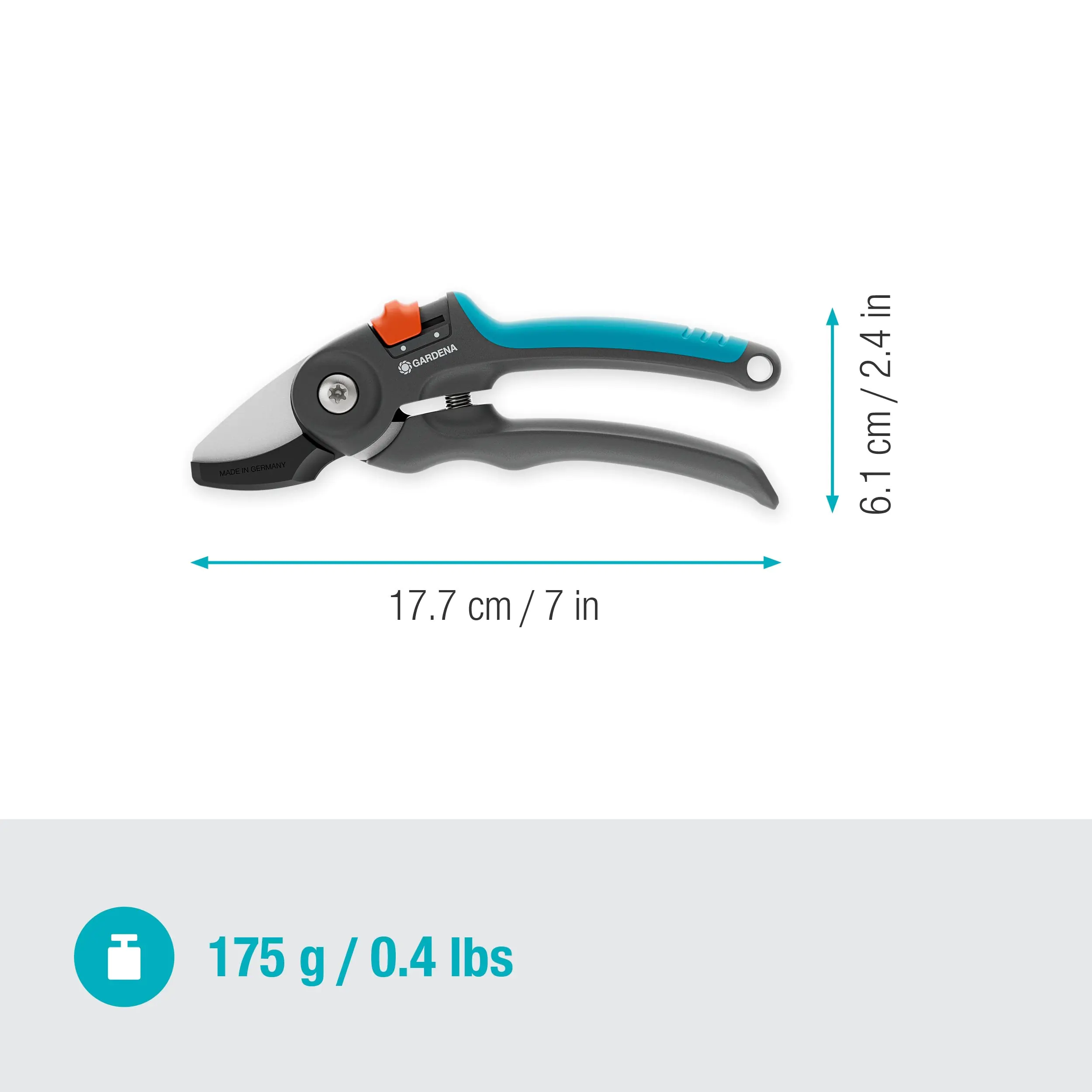 Gardena Gartenschere PremiumCut für trockenes Holz