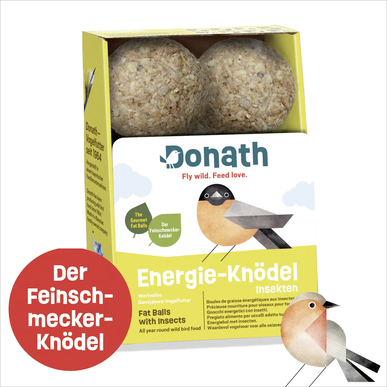 4260681740442 Donath Meisenknödel Energie-Knödel Insekten 6 Stück
