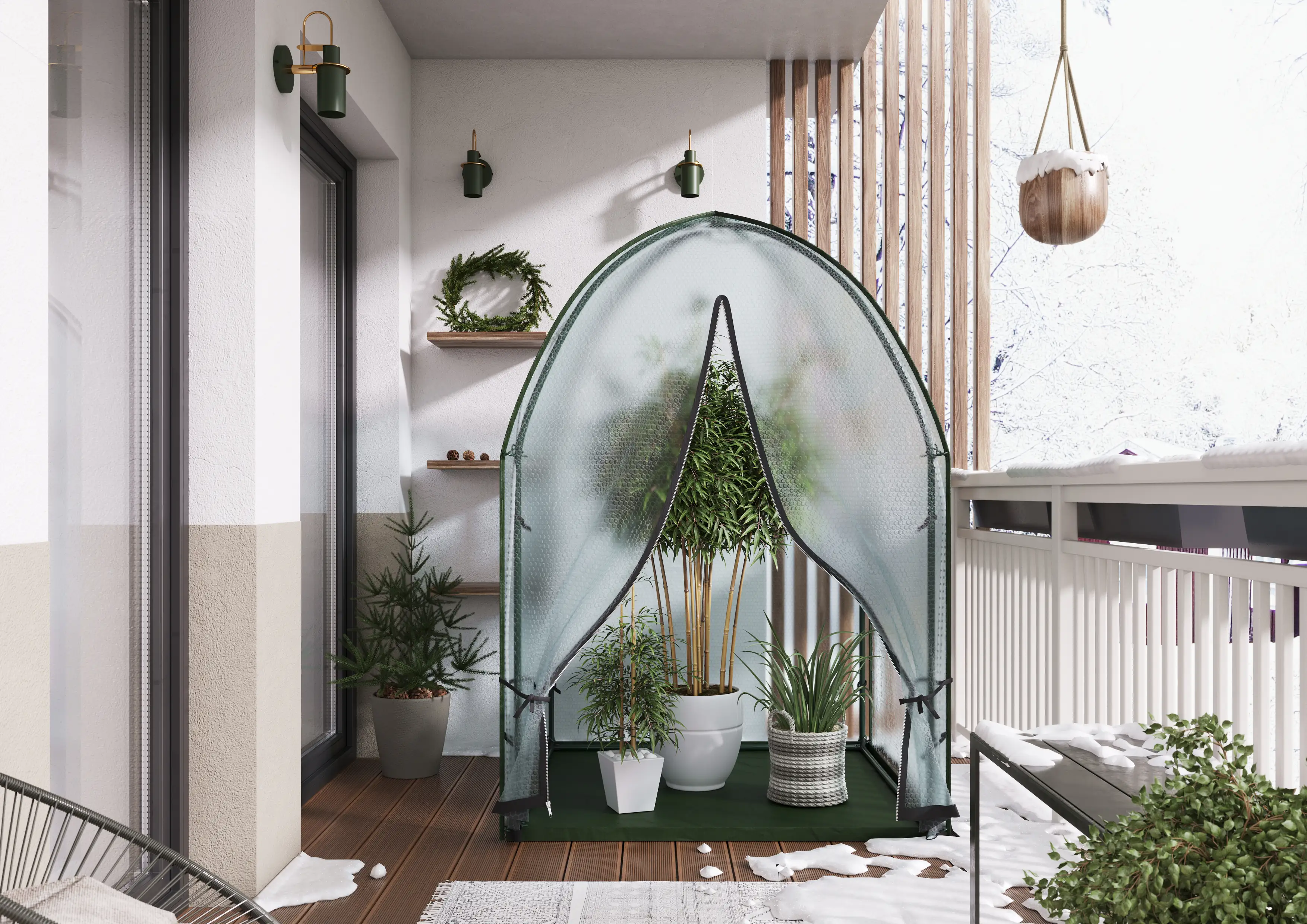 Bio Green Überwinterungszelt Icedome 120 x 120 x 183 cm